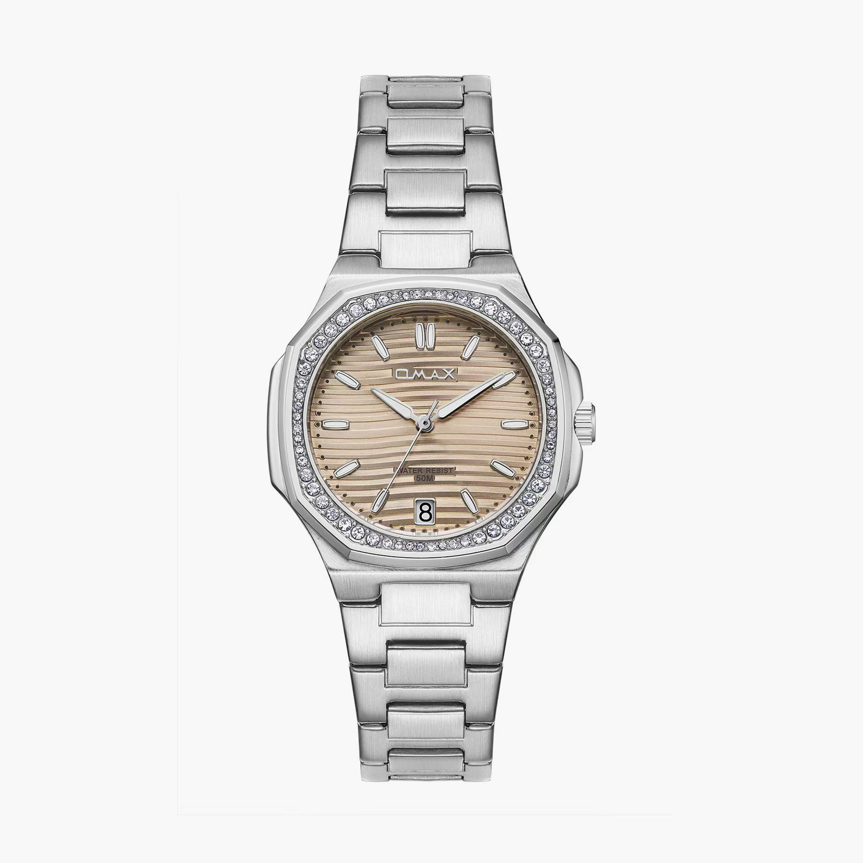 أوماكس- ساعة تناظرية   للنساء  سوار معدني  لون فضي   42مم | 00BFD006V002-women-watchesandjewellery-watches-image-13