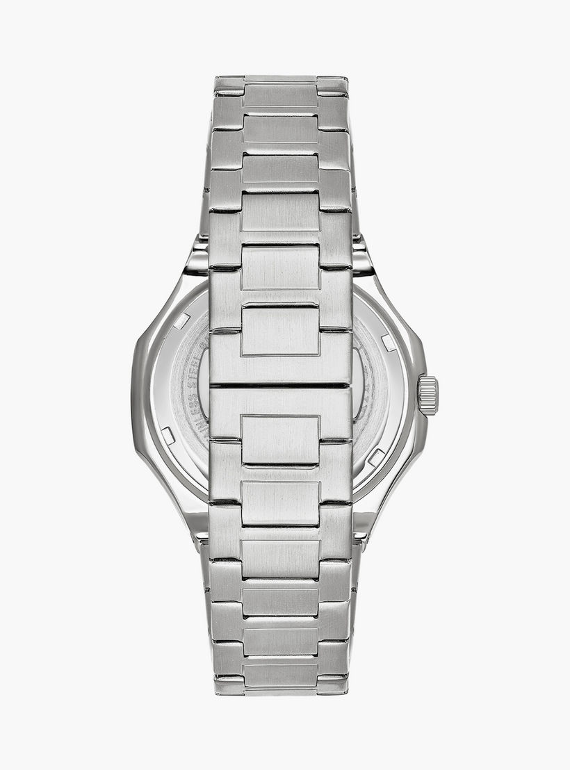Omax Women's 42MM Silver Analog Metal Strap Watch | 00BFD006V002-women-watchesandjewellery-watches-image-3