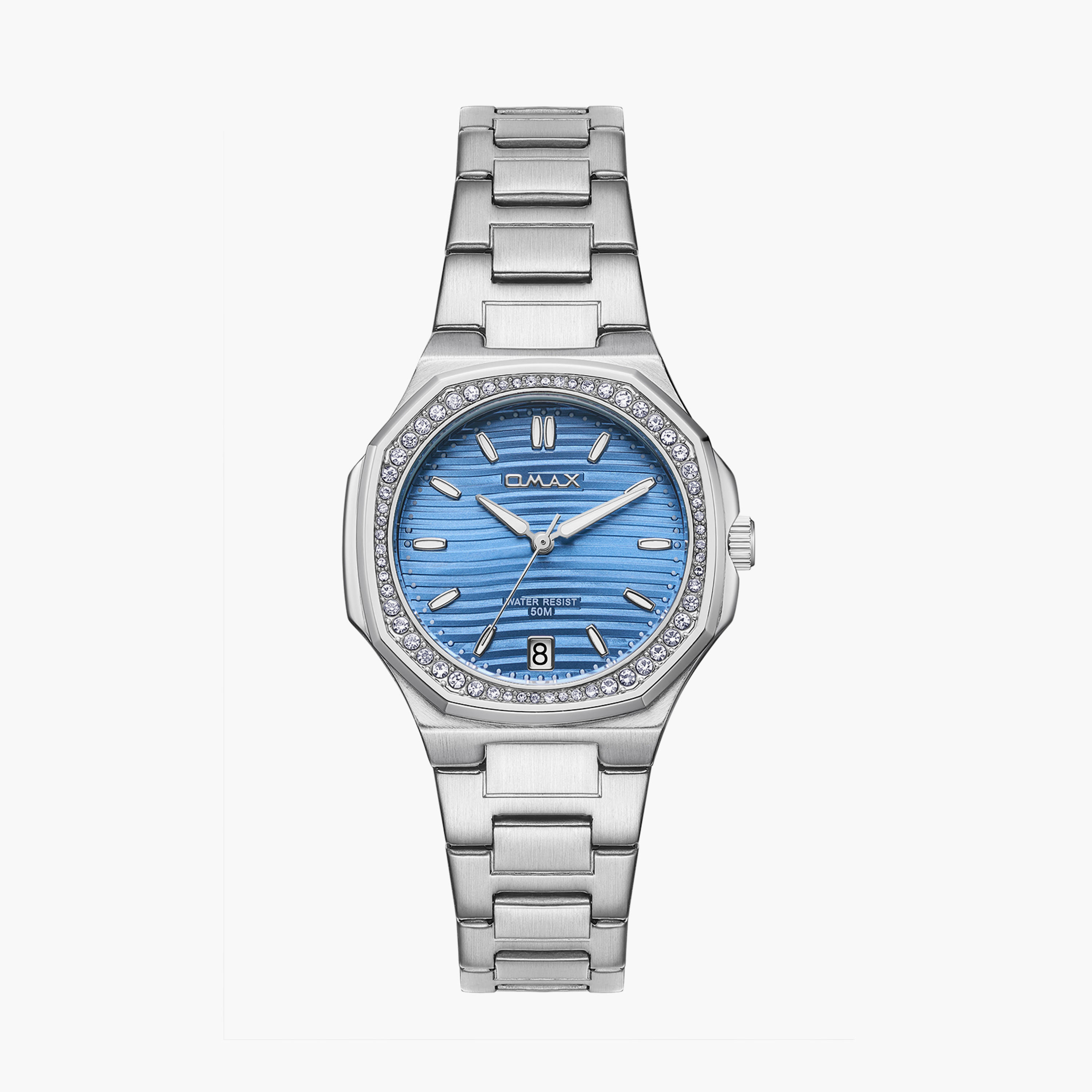 أوماكس- ساعة تناظرية   للنساء  سوار معدني  لون فضي   42مم | 00BFD006V014-women-watchesandjewellery-watches-image-1