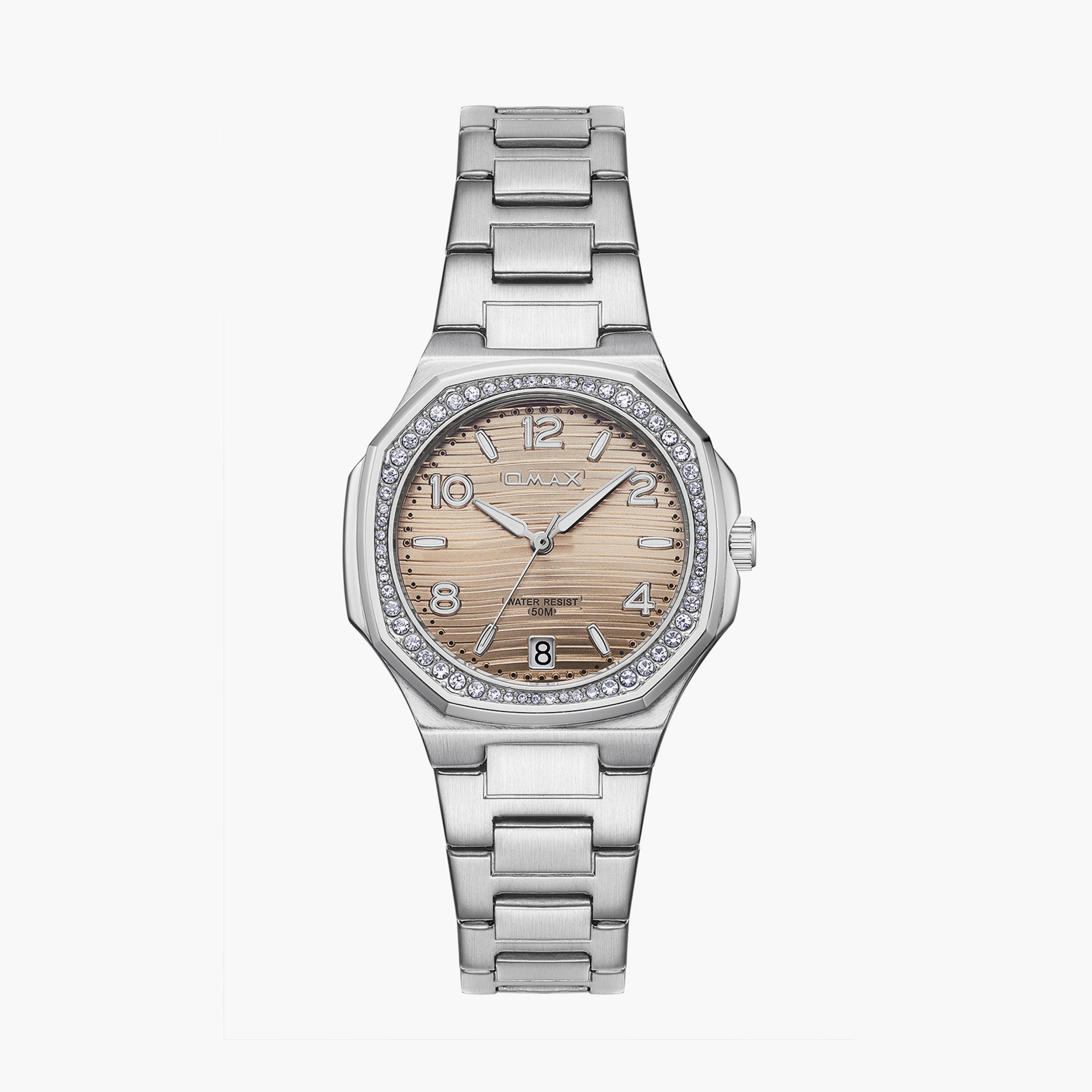 أوماكس- ساعة تناظرية   للنساء  سوار معدني  لون فضي   42مم | 00BFD006V002-women-watchesandjewellery-watches-image-25