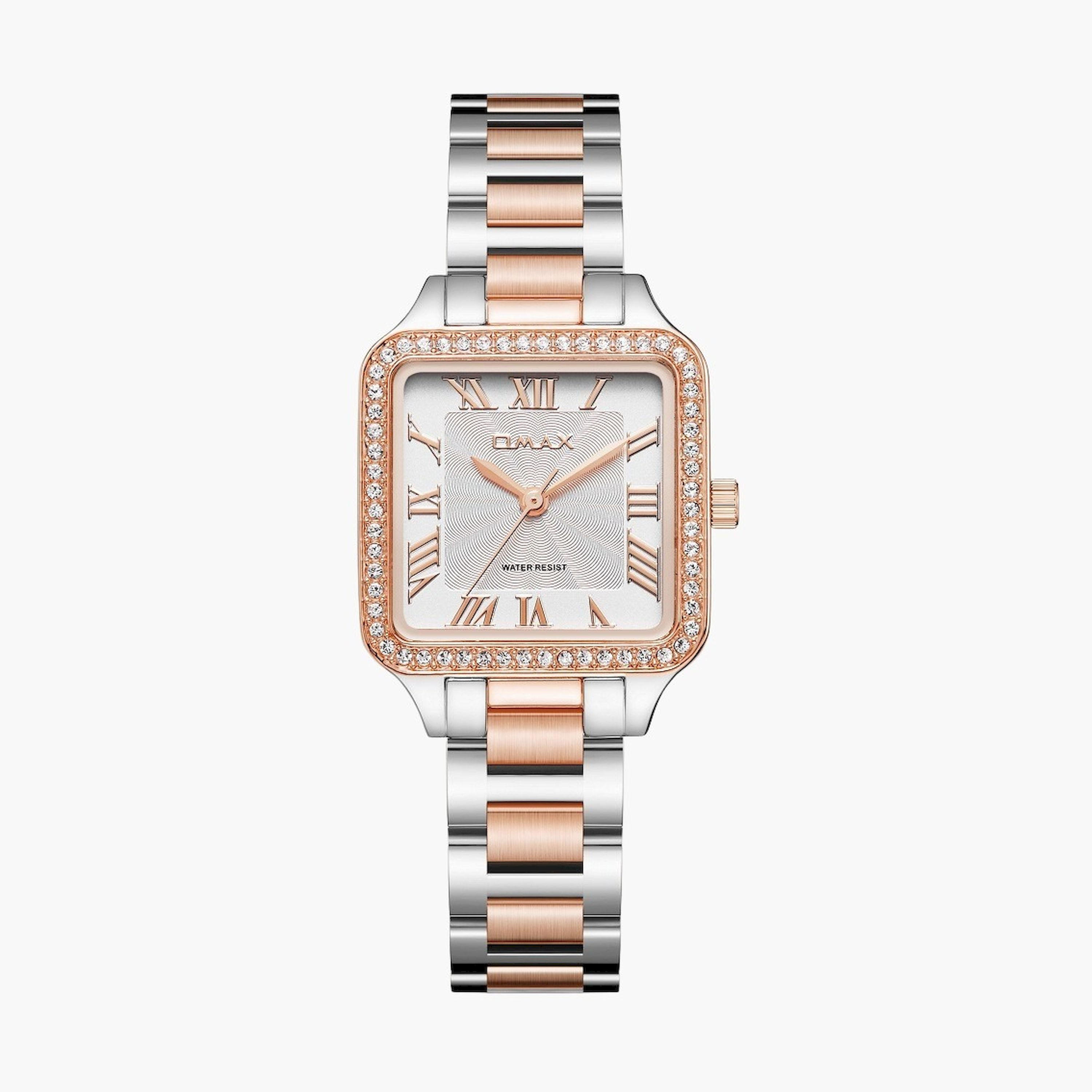 أوماكس- ساعة تناظرية   للنساء  سوار معدني  لون ذهبي   28مم | SQ-BS002C2SR-women-watchesandjewellery-watches-image-9