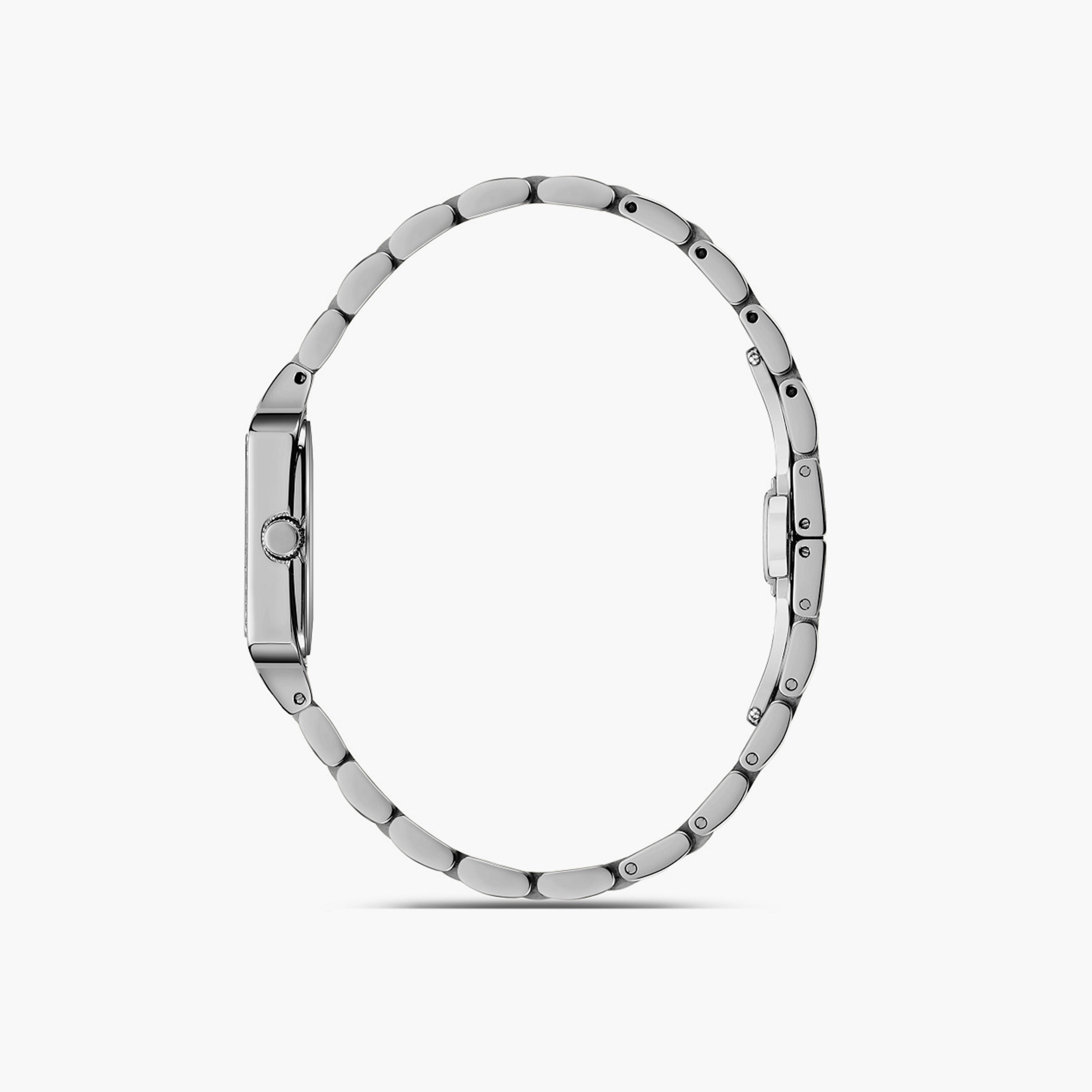 Omax Women's 28MM Silver Analog Metal Strap Watch | SQ-BS002PX3R-women-watchesandjewellery-watches-image-2