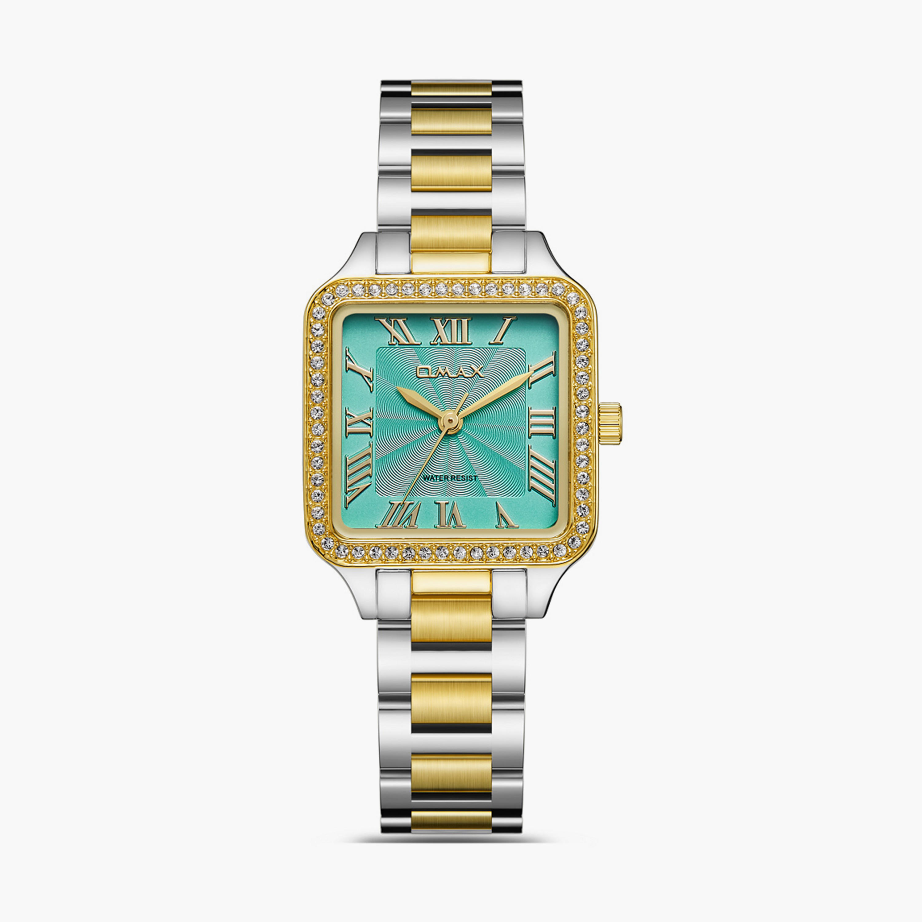 Omax Women's 28MM Gold Analog Metal Strap Watch | SQ-BS002GT1R-women-watchesandjewellery-watches-image-1