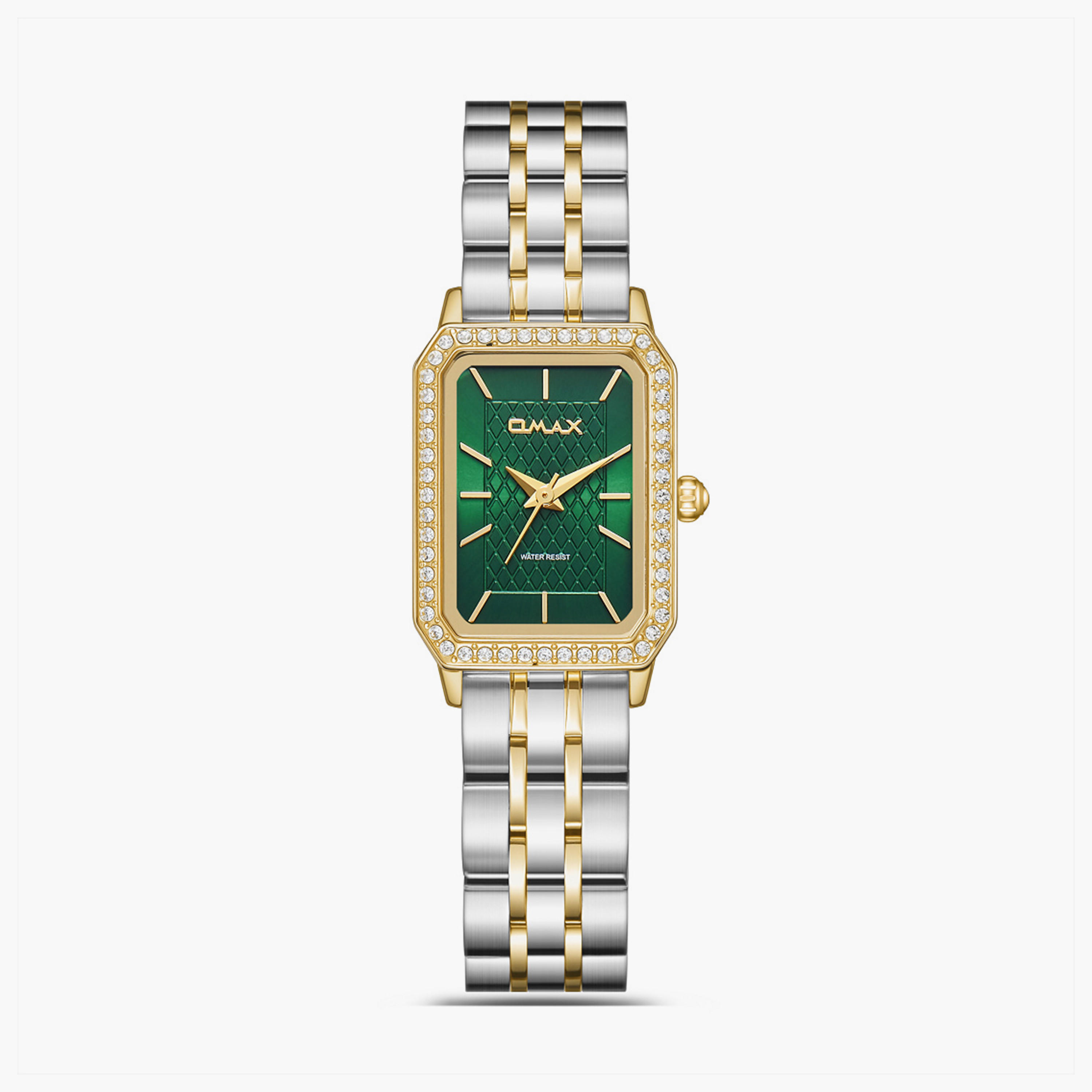 Omax Women's 30MM Dual Tone Analog Metal Strap Watch | SQ-BS004TDII-women-watchesandjewellery-watches-image-1