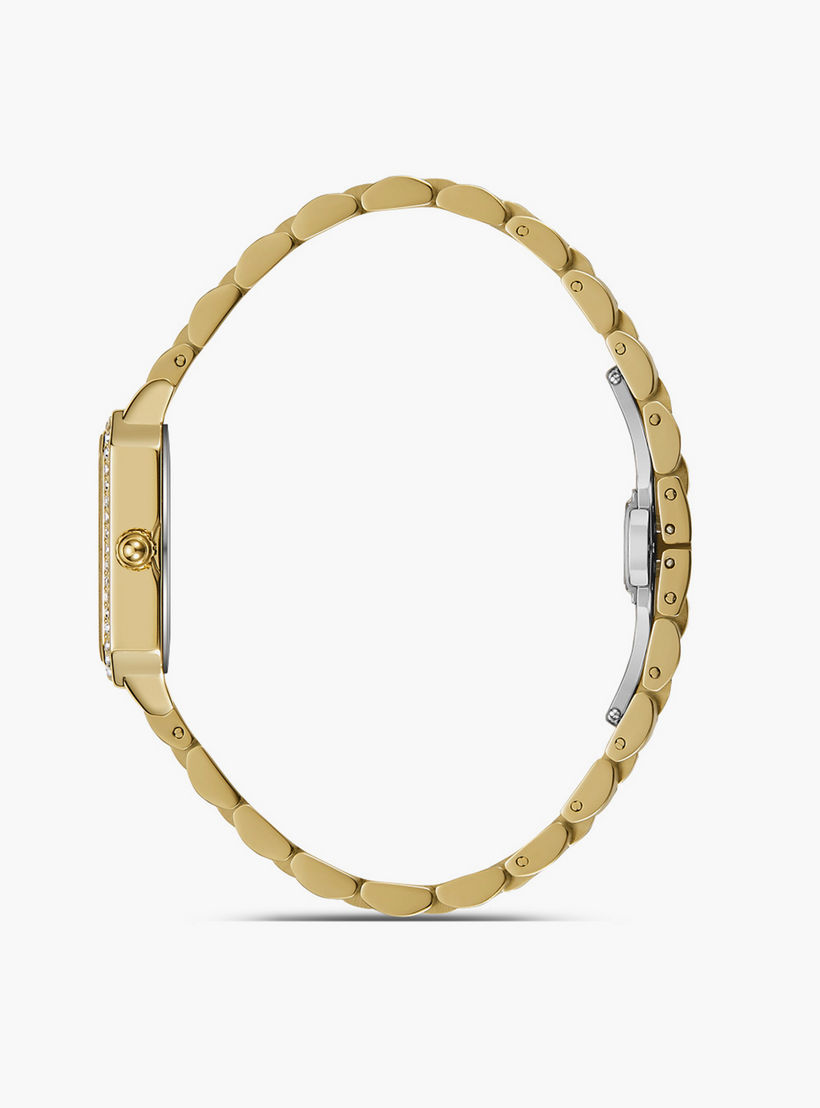 Omax Women's 30MM Gold Analog Metal Strap Watch | SQ-BS004CTSI-women-watchesandjewellery-watches-image-2
