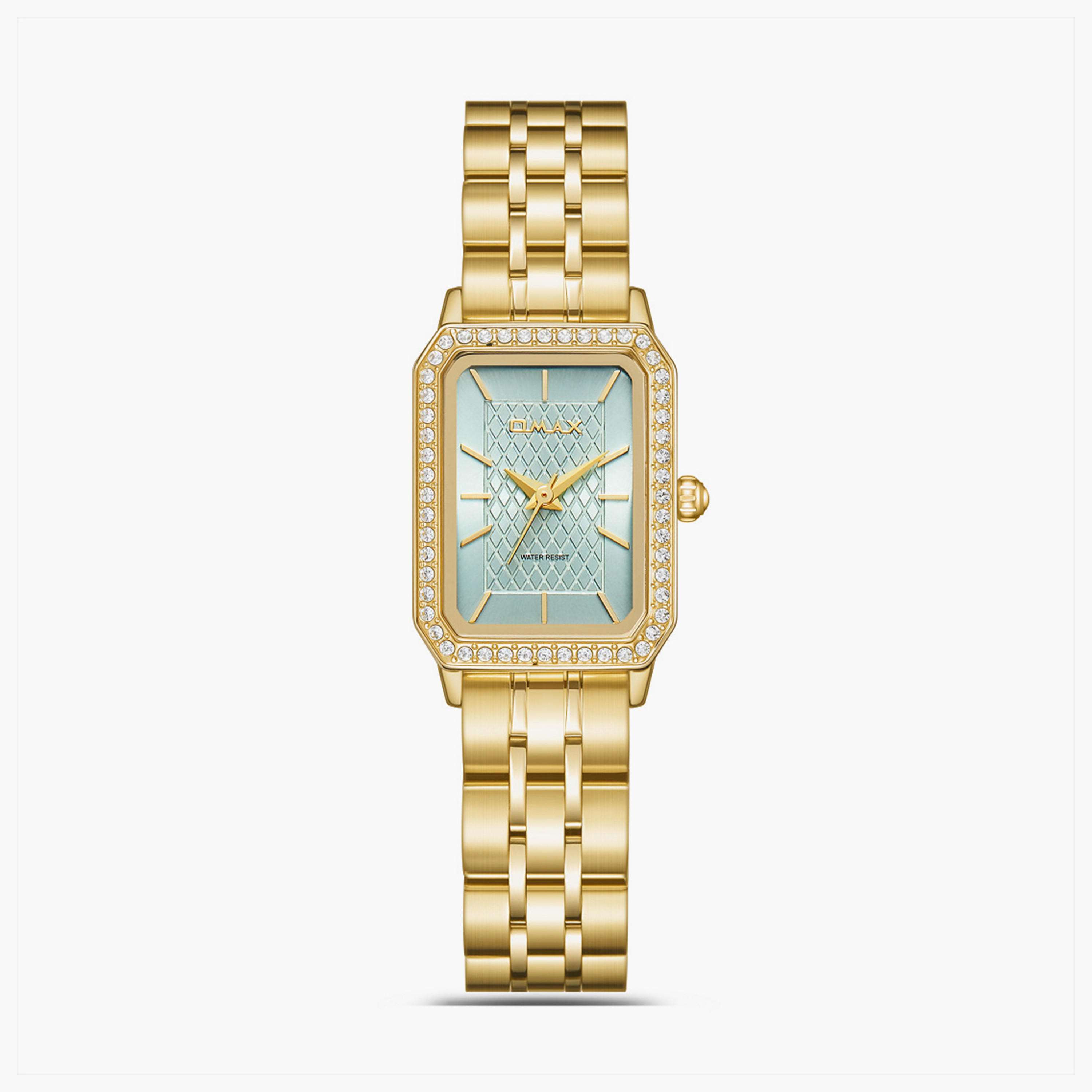 Omax Women's 30MM Gold Analog Metal Strap Watch | SQ-BS004GD1I-women-watchesandjewellery-watches-image-1