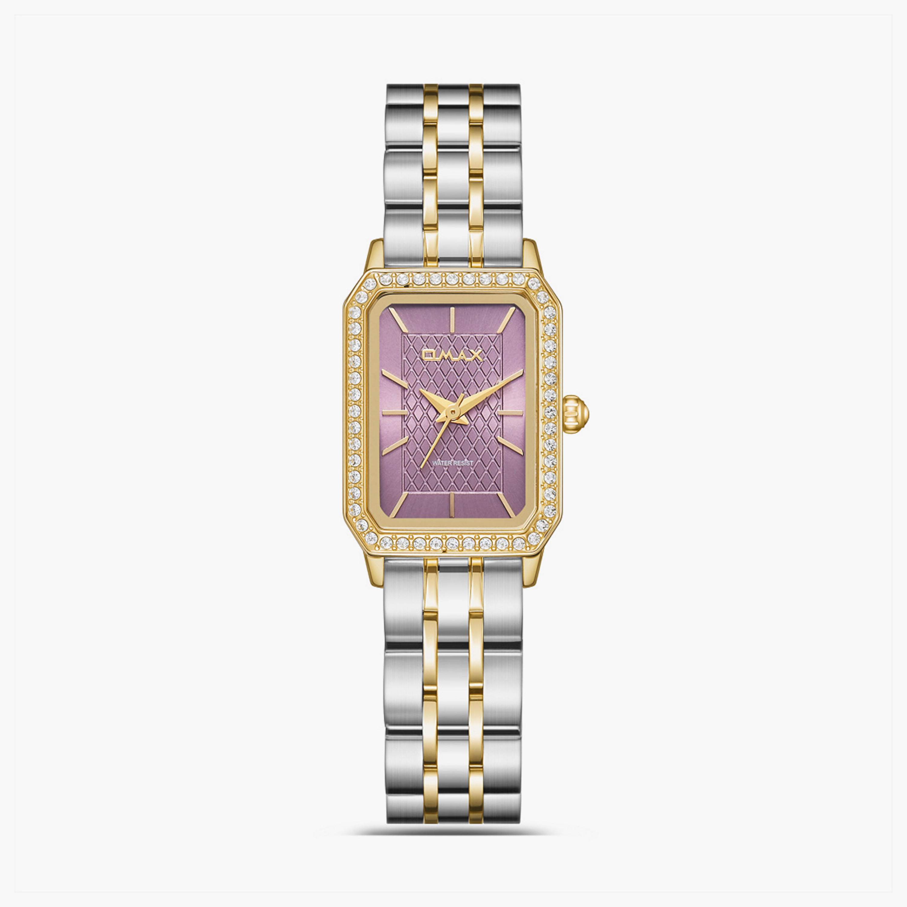 أوماكس- ساعة تناظرية   للنساء  سوار معدني  لون ذهبي   30مم | SQ-BS004CTSI-women-watchesandjewellery-watches-image-12