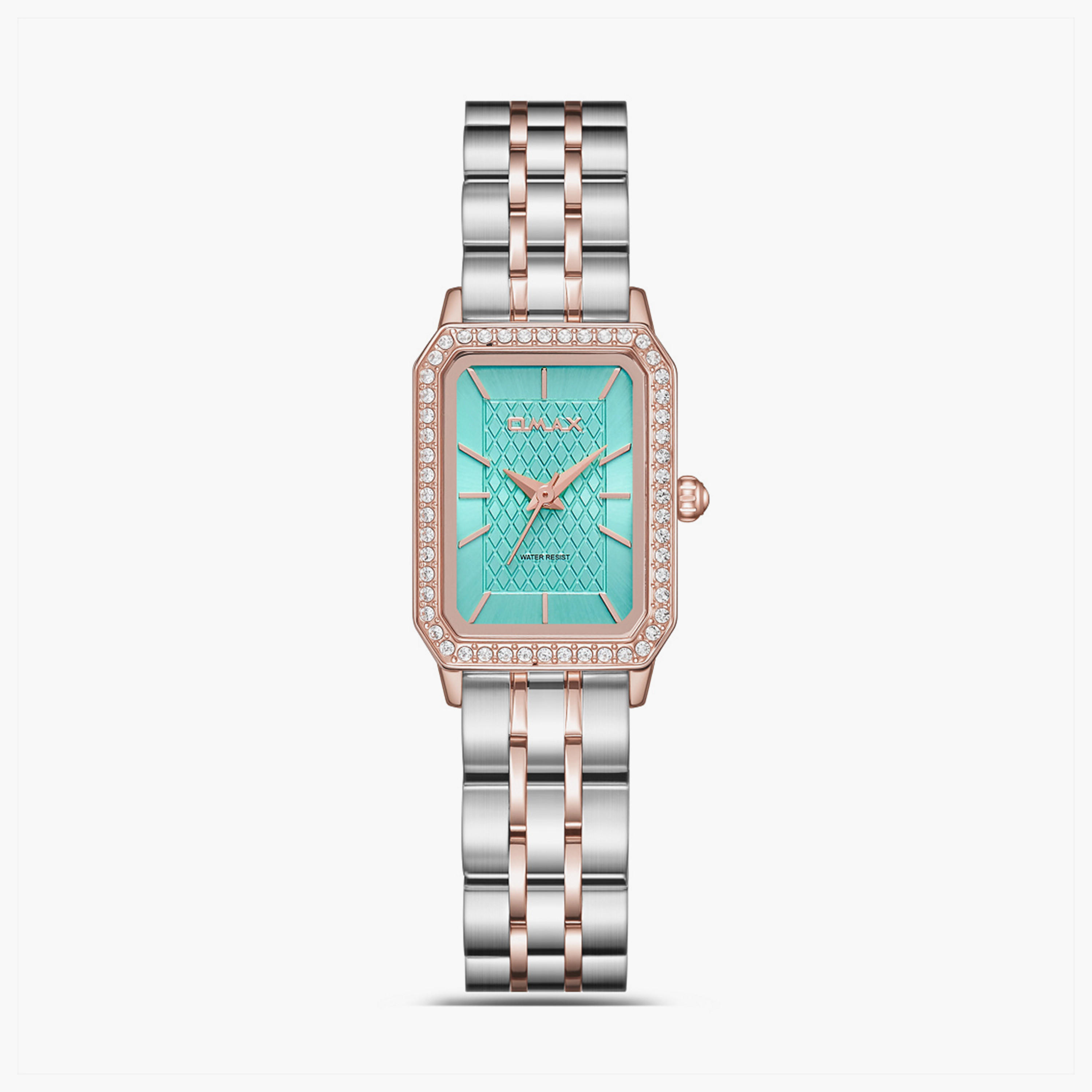 أوماكس- ساعة تناظرية   للنساء  سوار معدني  لون ذهبي   30مم | SQ-BS004CTSI-women-watchesandjewellery-watches-image-1