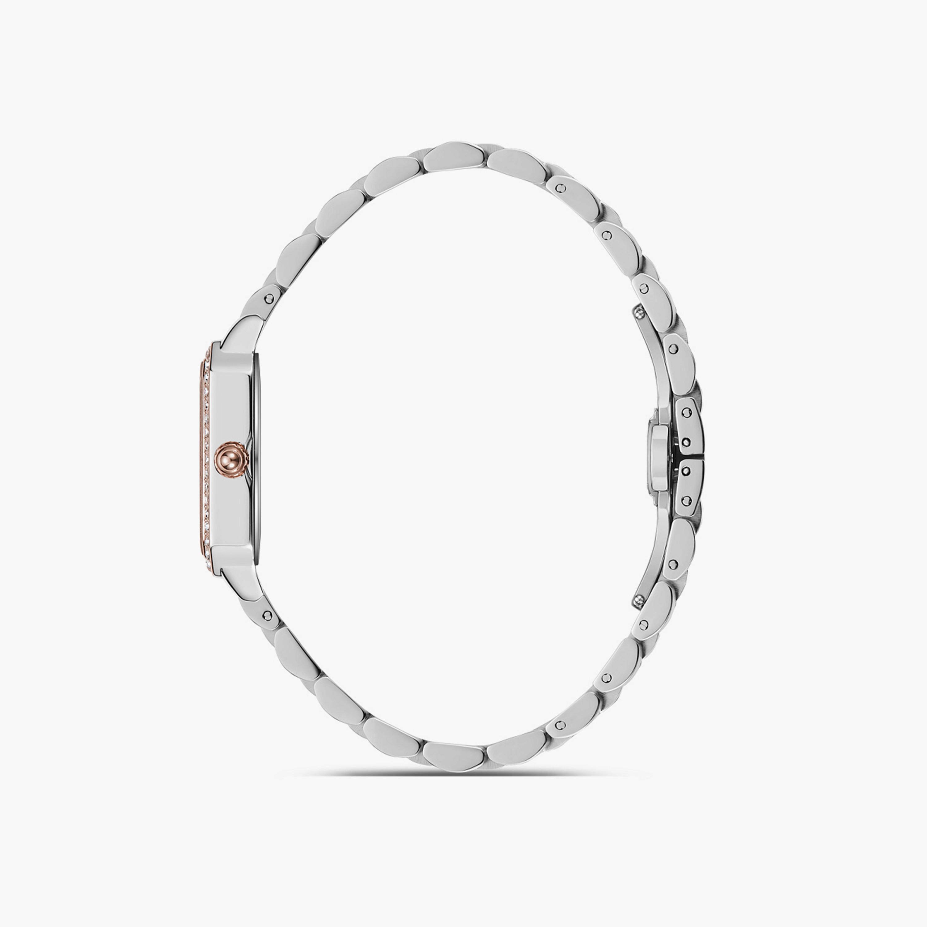 أوماكس- ساعة تناظرية   للنساء  سوار معدني  لون ذهبي   30مم | SQ-BS004CTSI-women-watchesandjewellery-watches-image-2