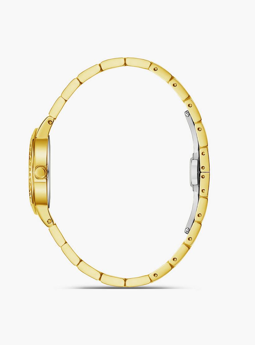 Omax Women's 26MM Gold Analog Metal Strap Watch | SQ-BS006G31S-women-watchesandjewellery-watches-image-2