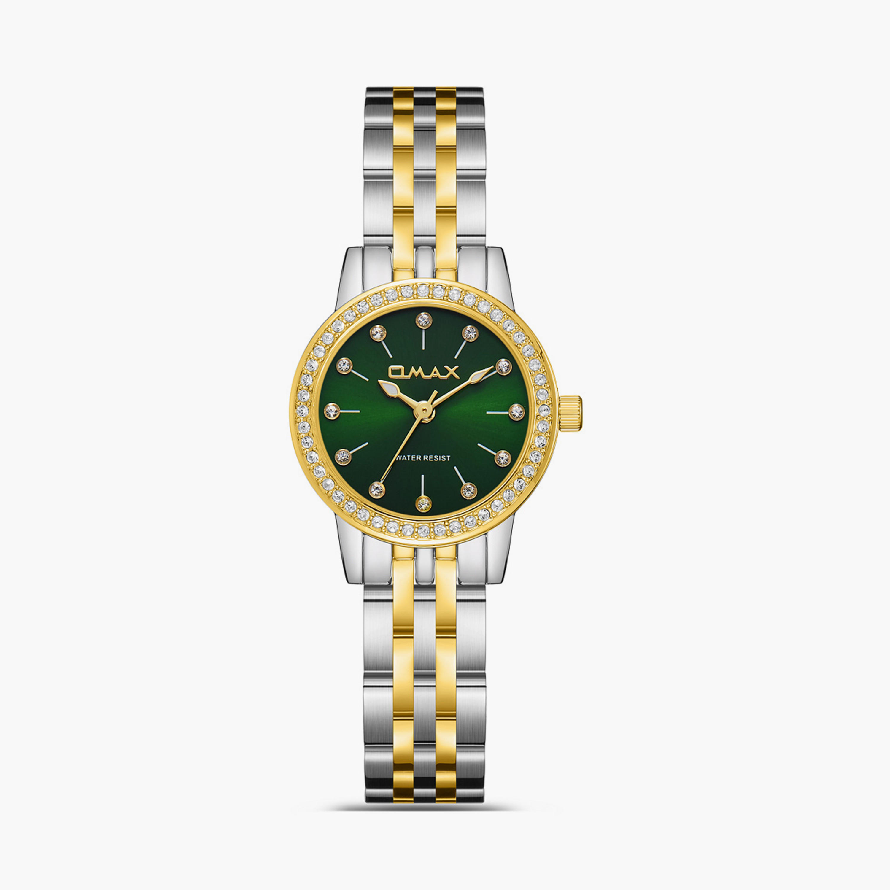 أوماكس- ساعة تناظرية   للنساء  سوار معدني  لون ذهبي   26مم | SQ-BS006GD1S-women-watchesandjewellery-watches-image-1