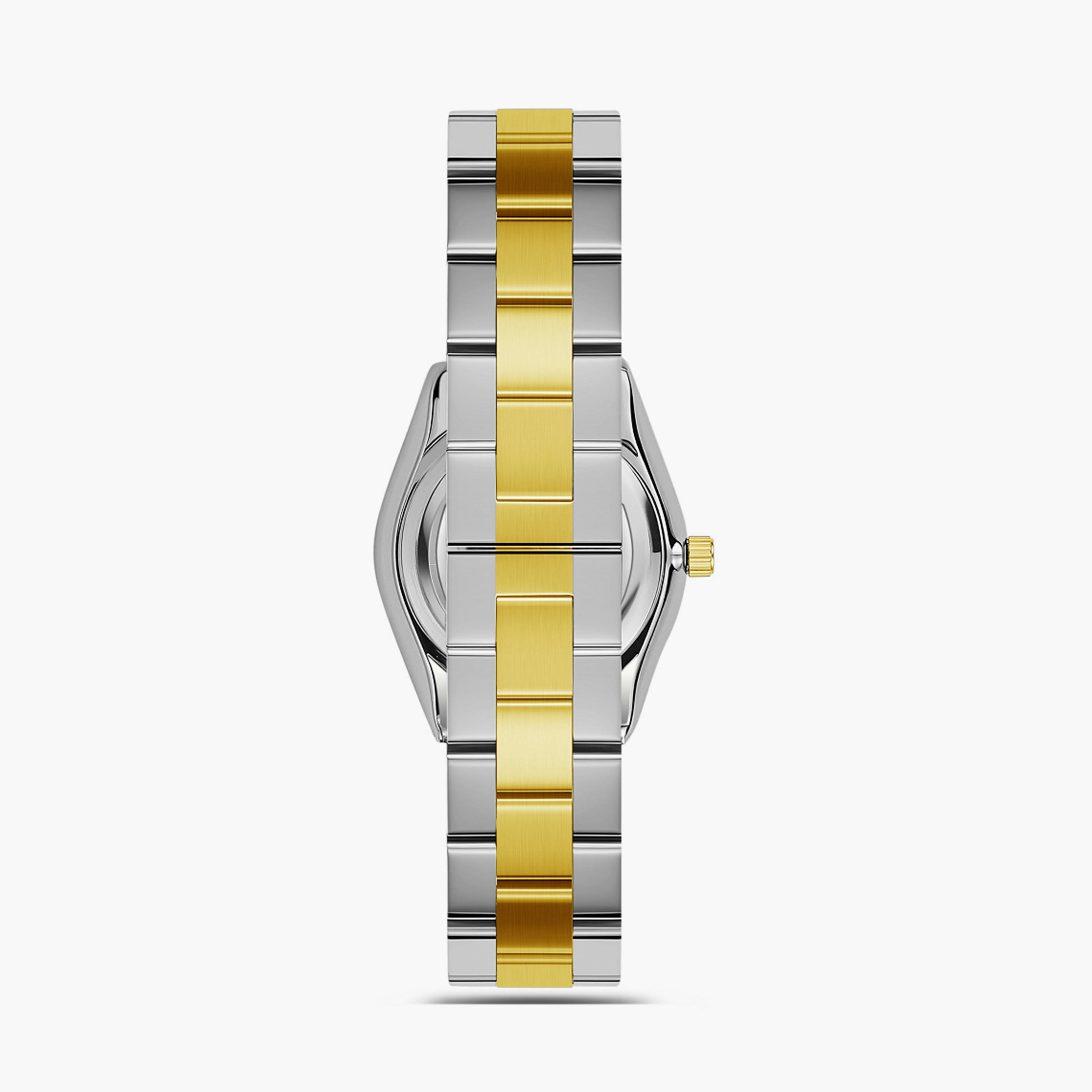 أوماكس- ساعة تناظرية   للنساء  سوار معدني  لون مزدوج   28مم | SQ-BS008T2II-women-watchesandjewellery-watches-image-3