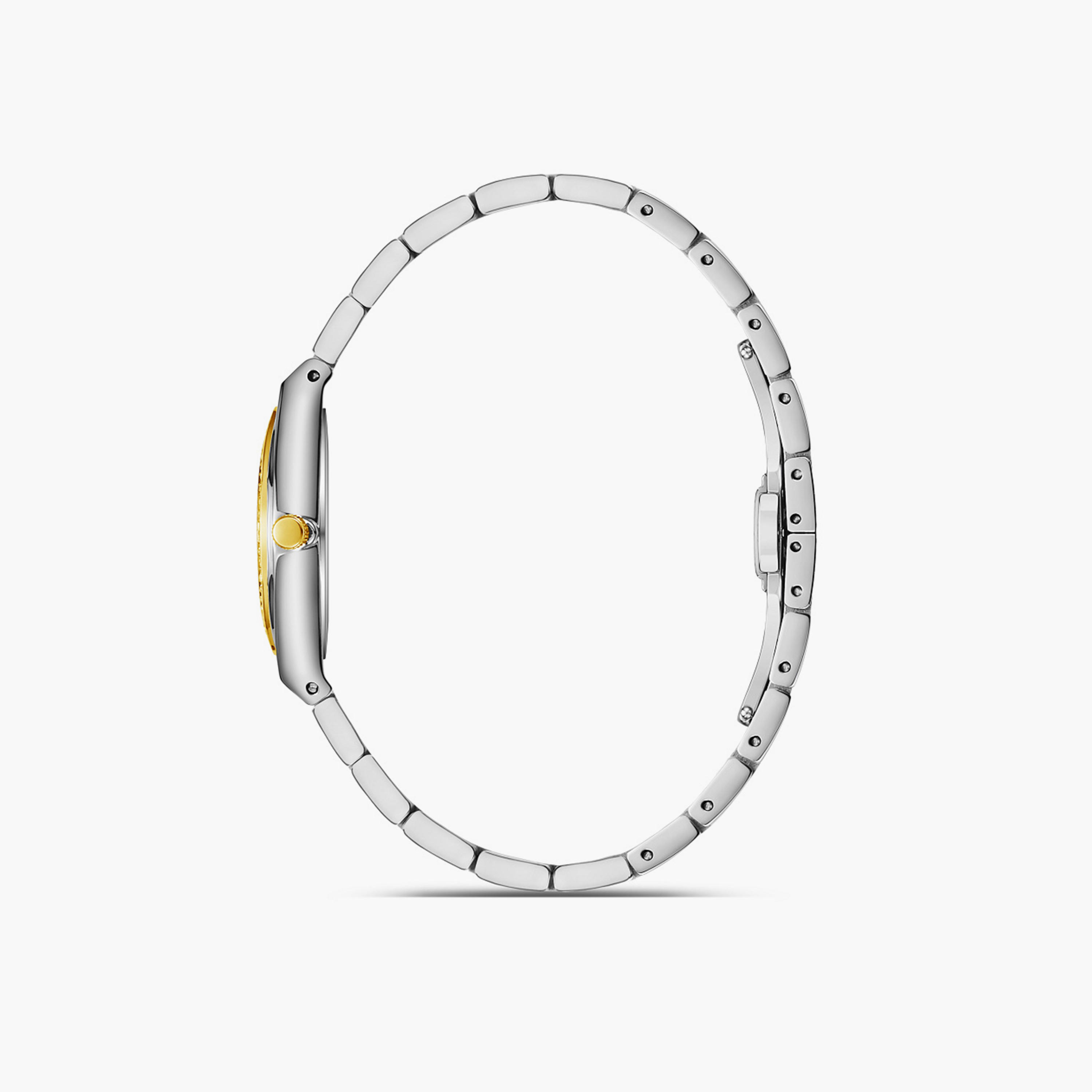 Omax Women's 28MM Dual Tone Analog Metal Strap Watch | SQ-BS008T2II-women-watchesandjewellery-watches-image-2
