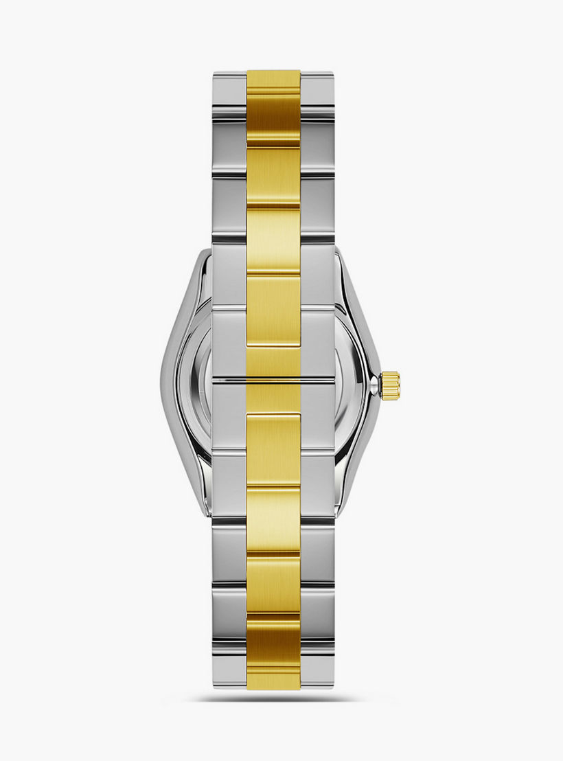 Omax Women's 28MM Dual Tone Analog Metal Strap Watch | SQ-BS008T2II-women-watchesandjewellery-watches-image-3