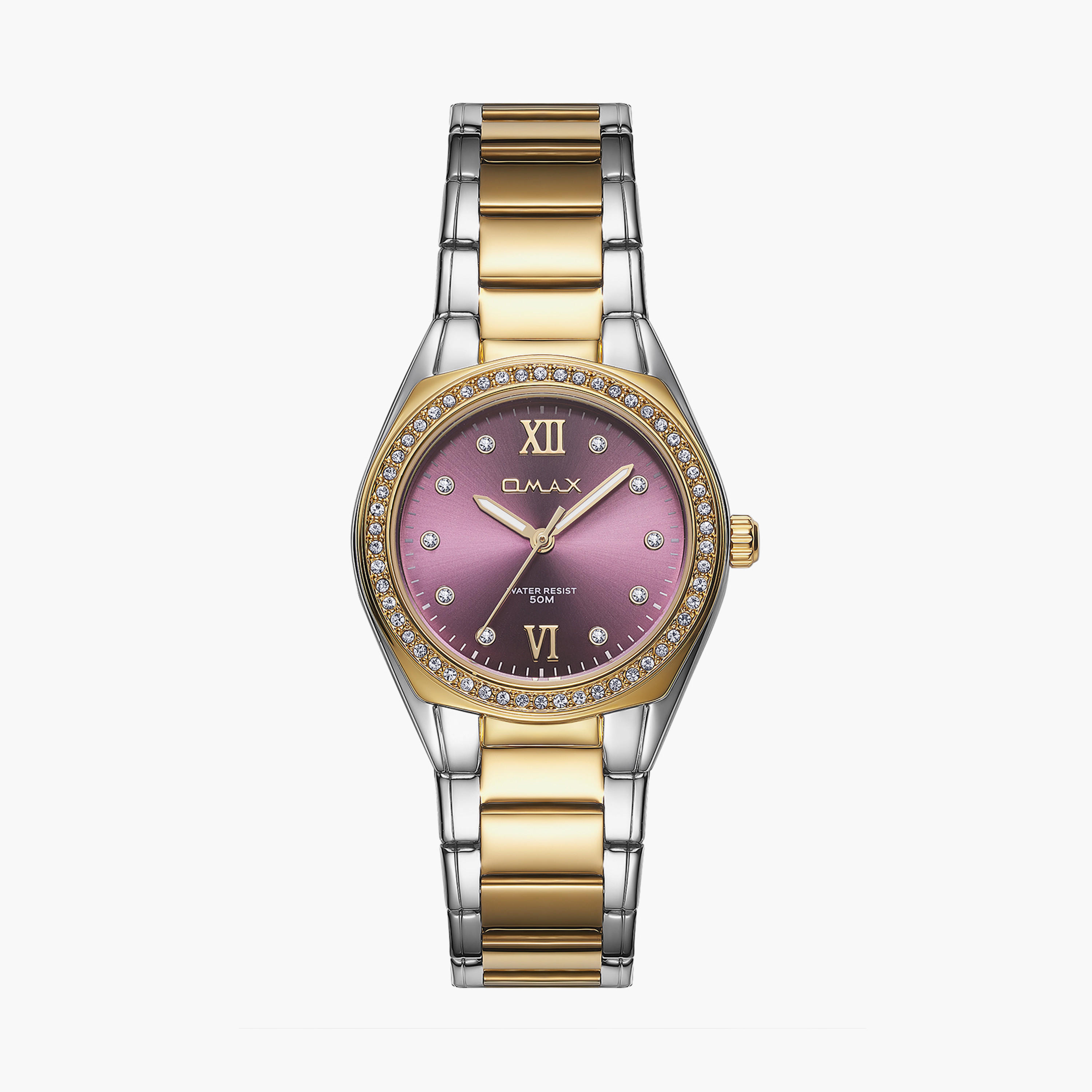 Omax Women's 36MM Gold Analog Metal Strap Watch | 00JAS016N00C-women-watchesandjewellery-watches-image-1