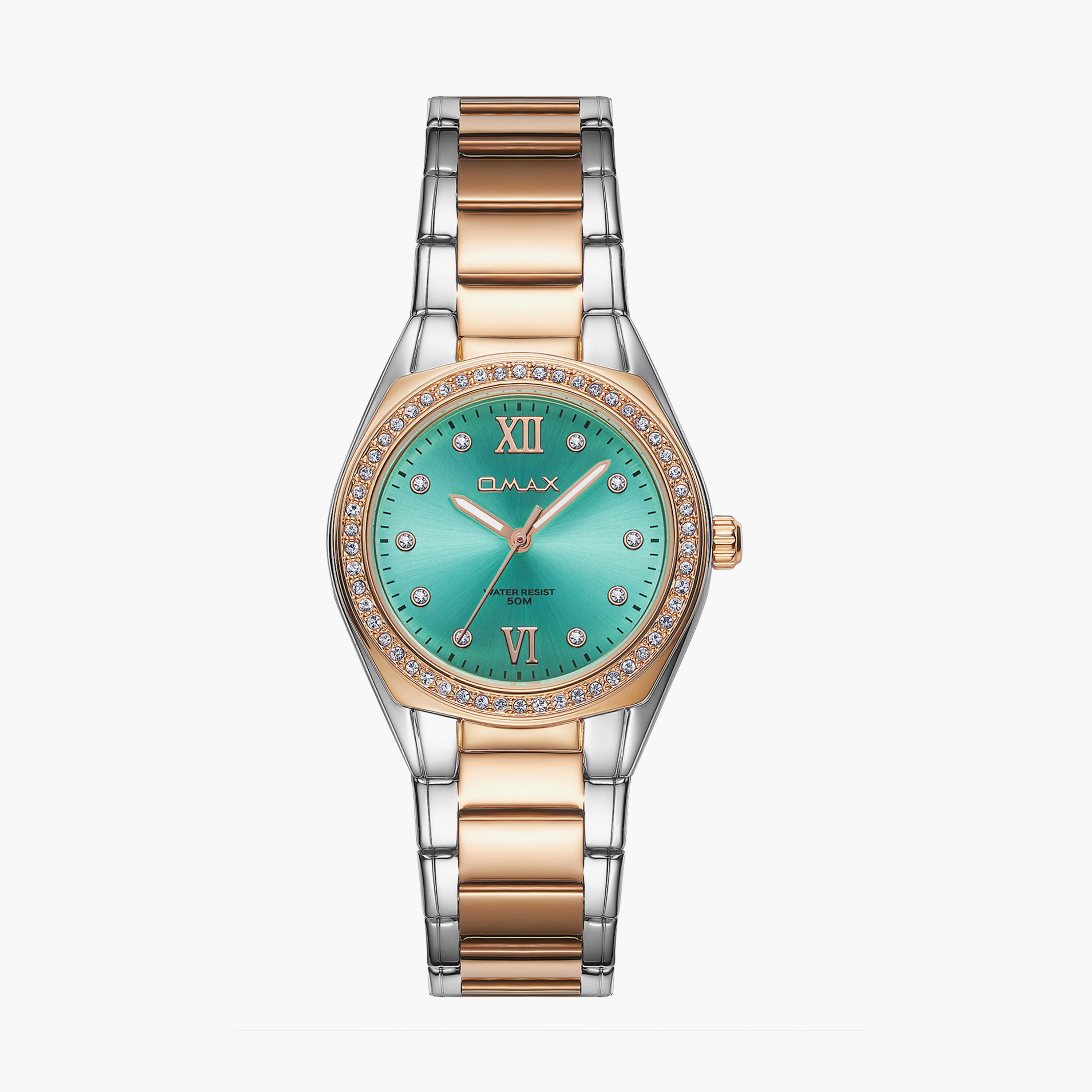أوماكس- ساعة تناظرية   للنساء  سوار معدني  لون ذهبي   36مم | 00JAS016N002-women-watchesandjewellery-watches-image-13