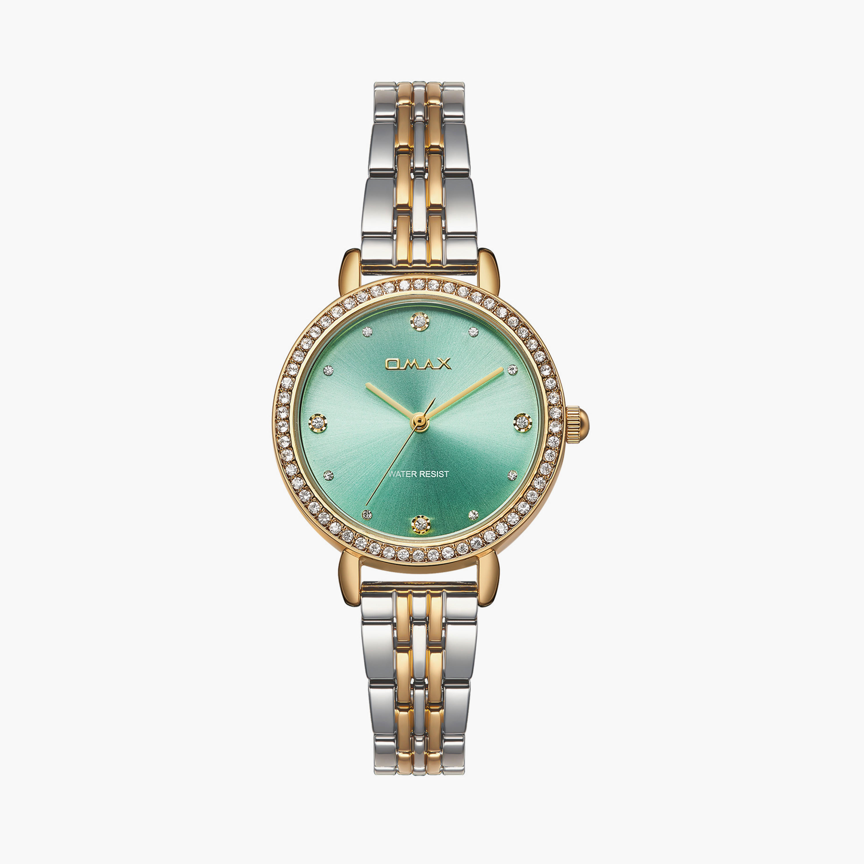 Omax Women's 31MM Gold Analog Metal Strap Watch | UT-CS002GF1S-women-watchesandjewellery-watches-image-1