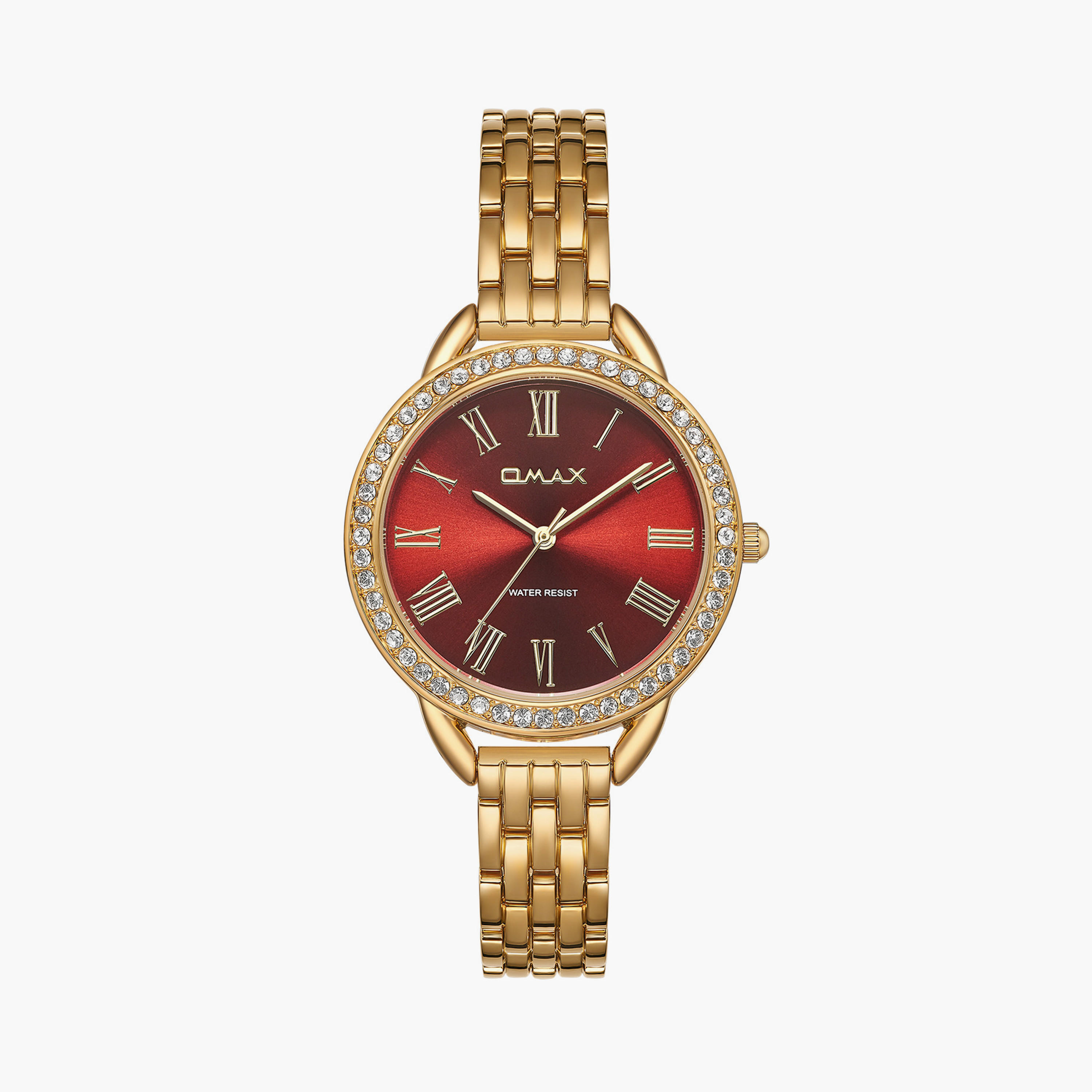 أوماكس- ساعة تناظرية   للنساء  سوار معدني  لون ذهبي   32مم | UT-CS006G21A-women-watchesandjewellery-watches-image-5