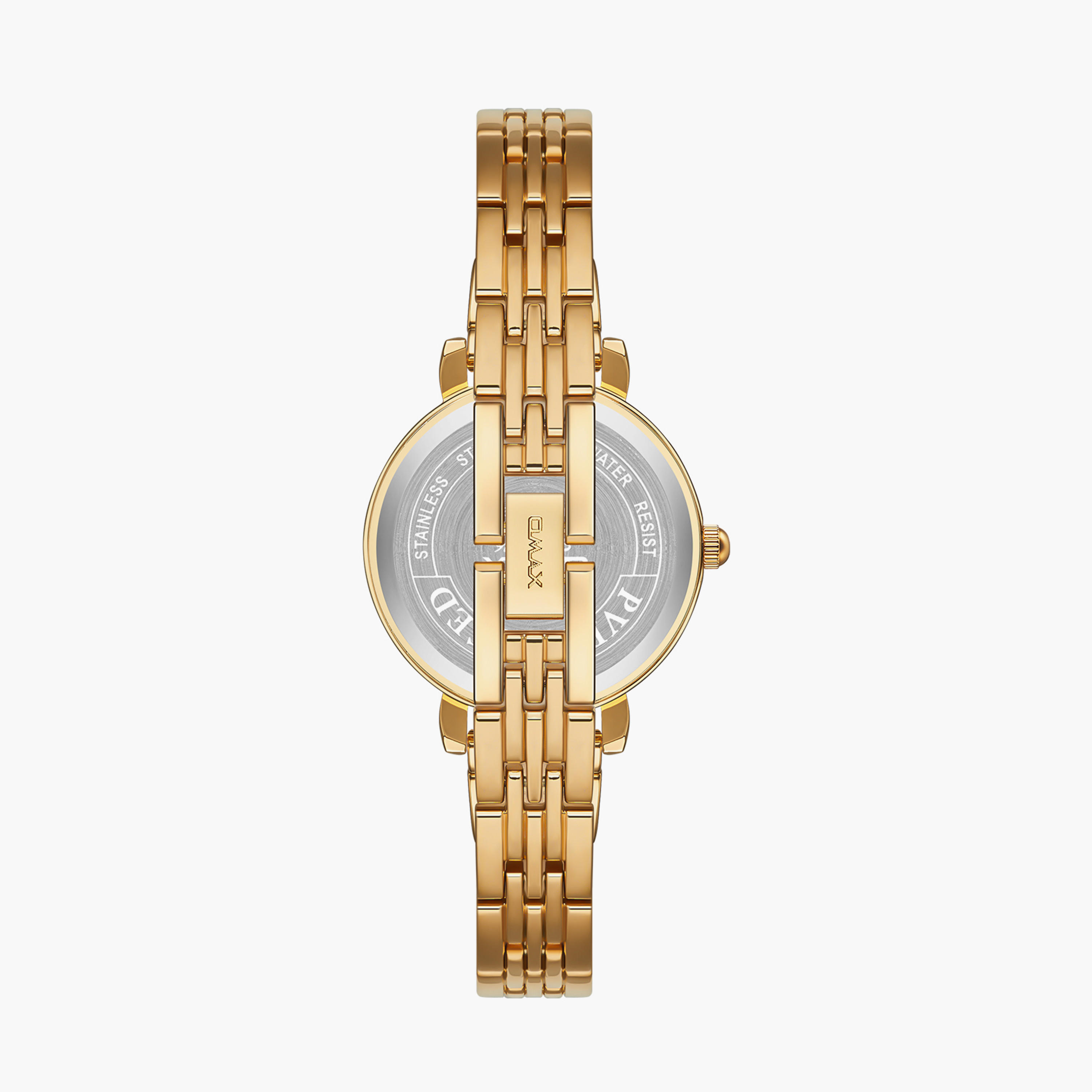 أوماكس- ساعة تناظرية للنساء سوار معدني لون ذهبي 32مم | UT-CS006G21A-women-watchesandjewellery-watches-image-3