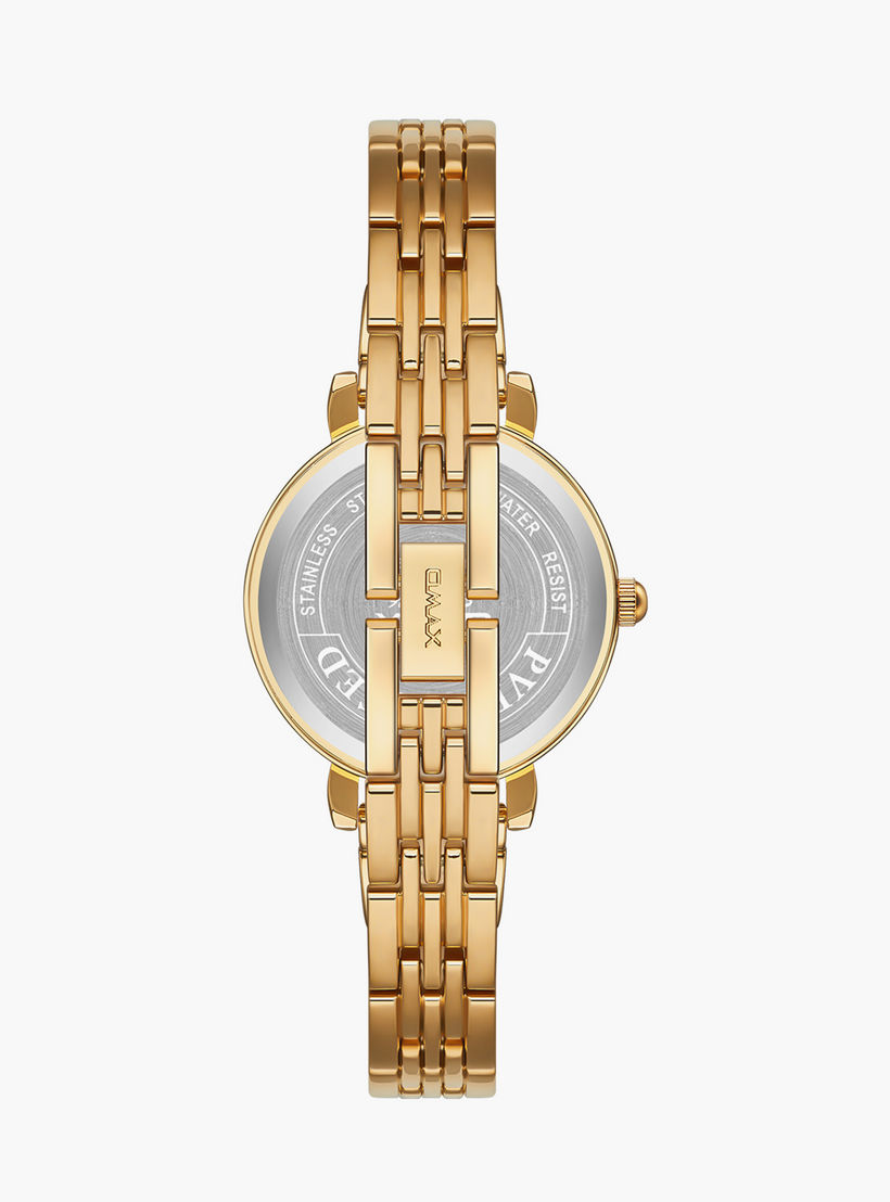 أوماكس- ساعة تناظرية للنساء سوار معدني لون ذهبي 32مم | UT-CS006G21A-women-watchesandjewellery-watches-image-3