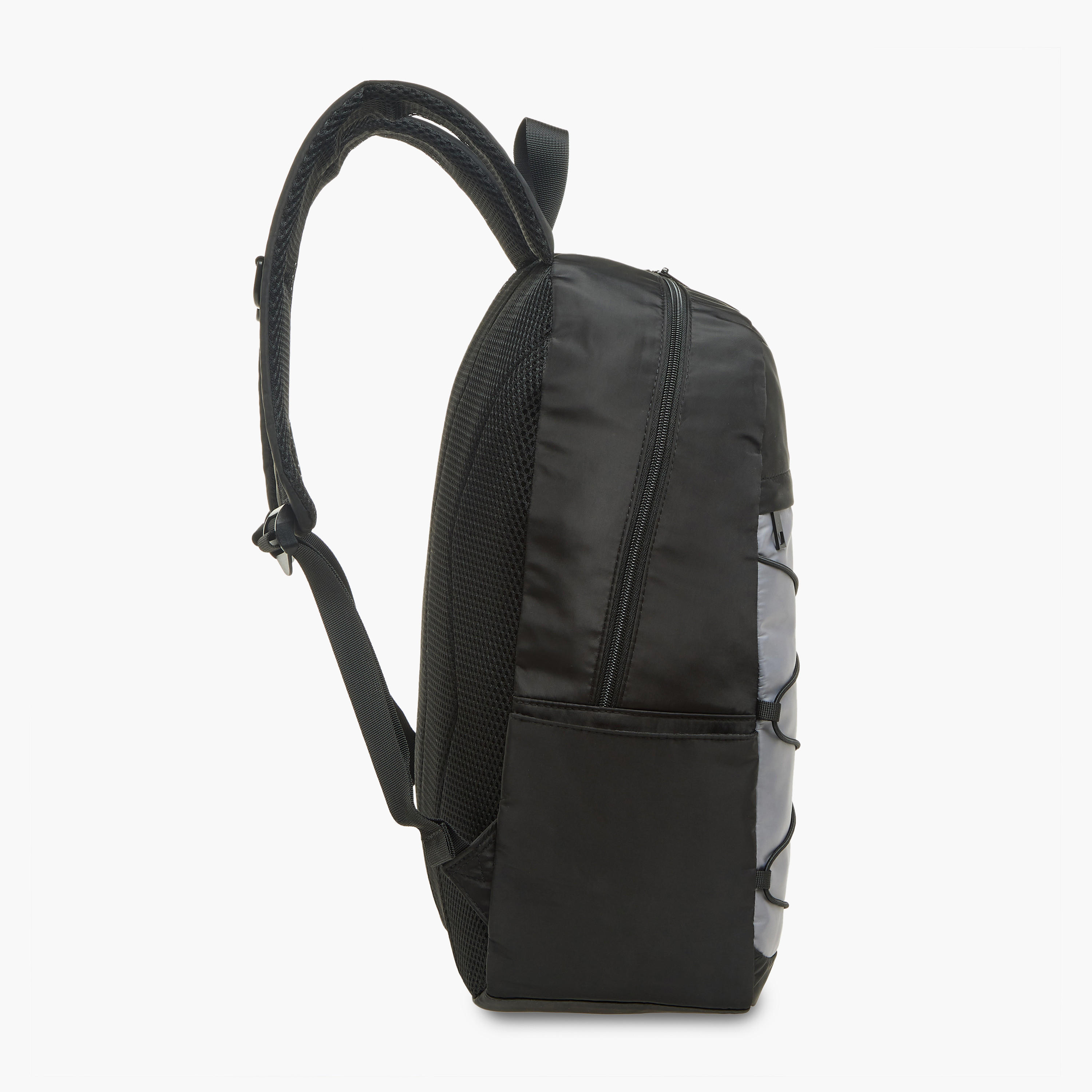 Kappa Logo Print School Backpack with Adjustable Straps and Zip Closure - 16x31x43 cm-school-bagsandbackpacks-backpacks-image-3