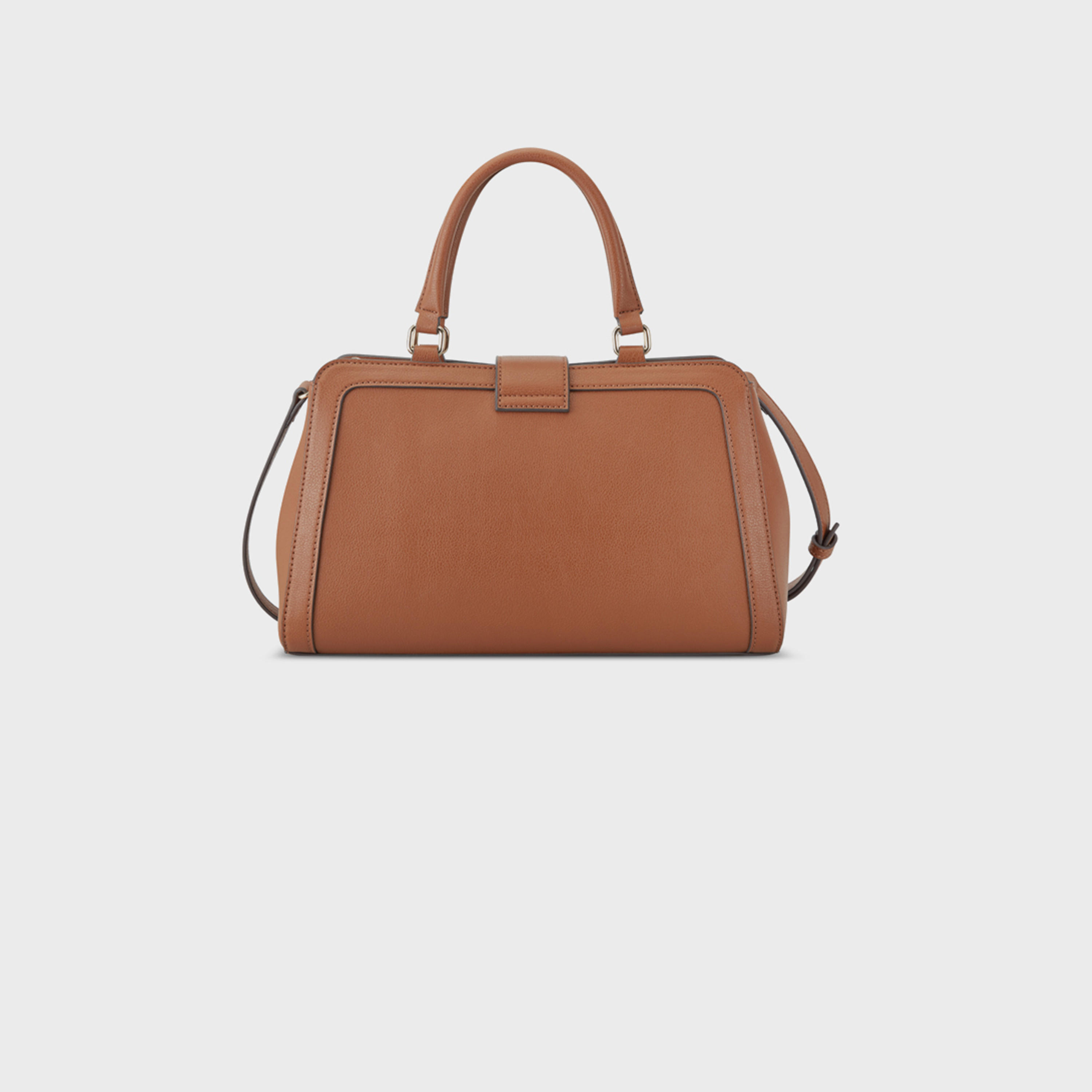 Nine West Mylah Textured Double Handle Satchel Bag with Magnetic Closure and Detachable Strap-women-bagsandwallets-handbags-image-3