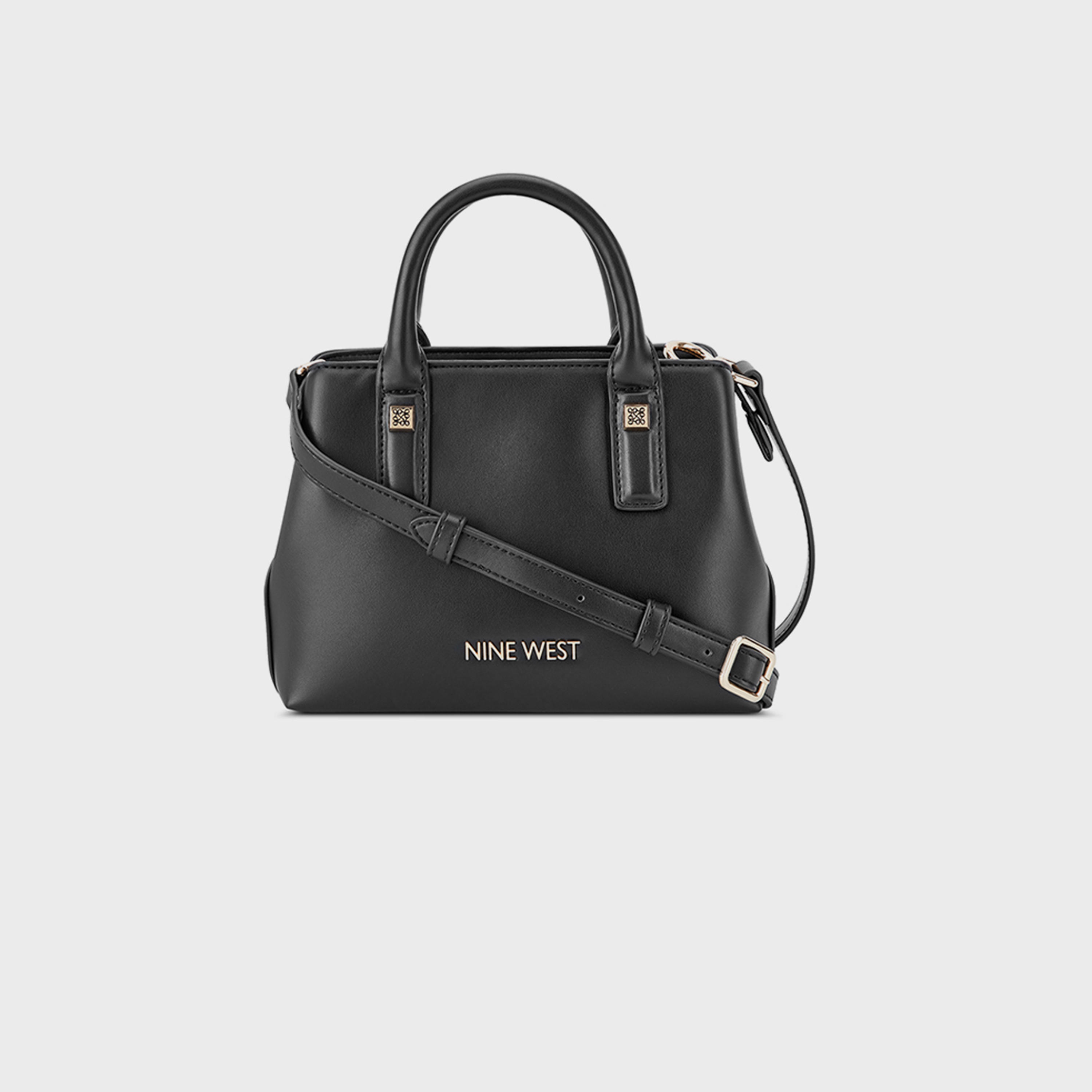ناين ويست- شنطة ساتشيل دونيلا بمقبض مزدوج بإغلاق بسحاب وحزام قابل للفصل-women-bagsandwallets-handbags-image-1