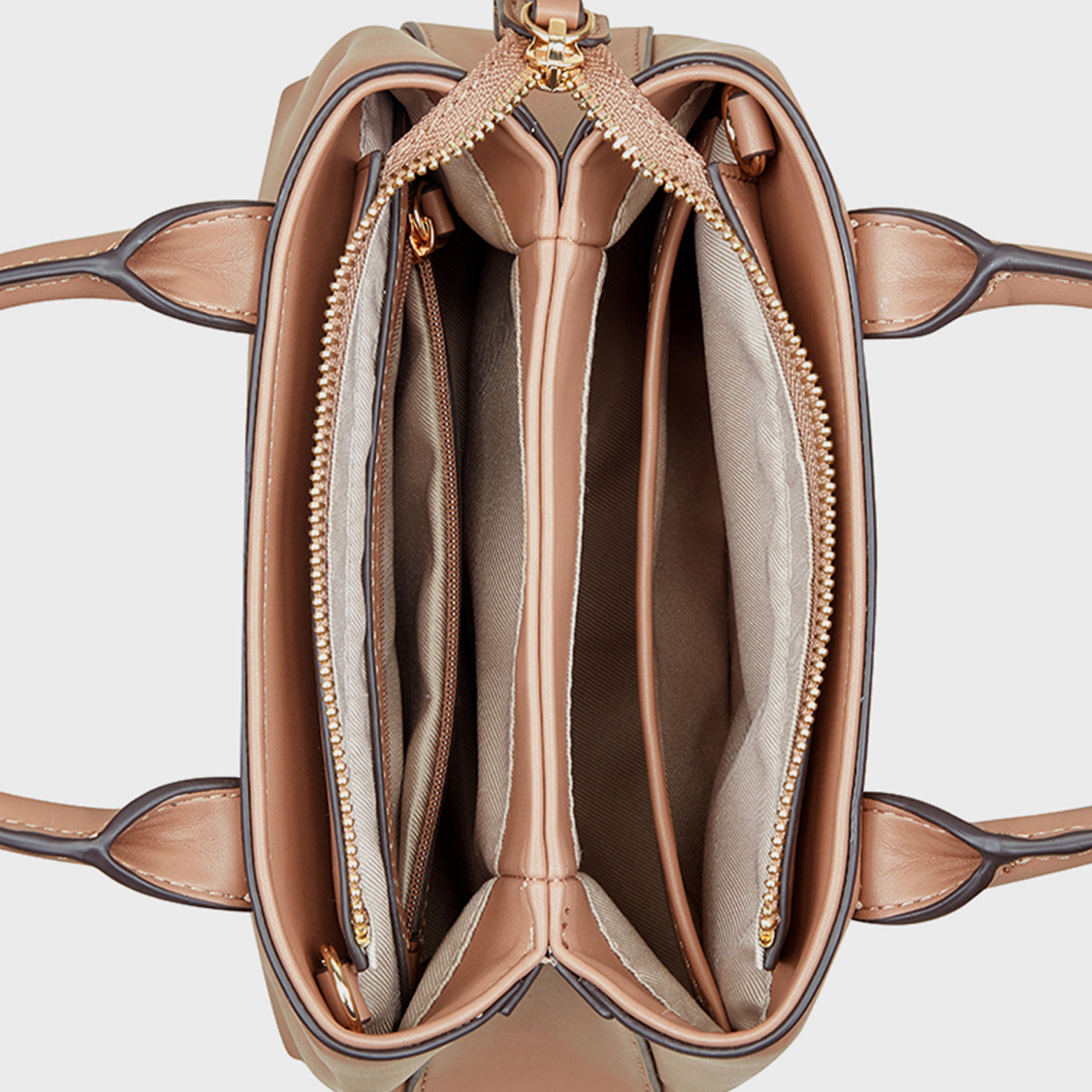 ناين ويست- شنطة ساتشيل دونيلا بمقبض مزدوج بإغلاق بسحاب وحزام قابل للفصل-women-bagsandwallets-handbags-image-6