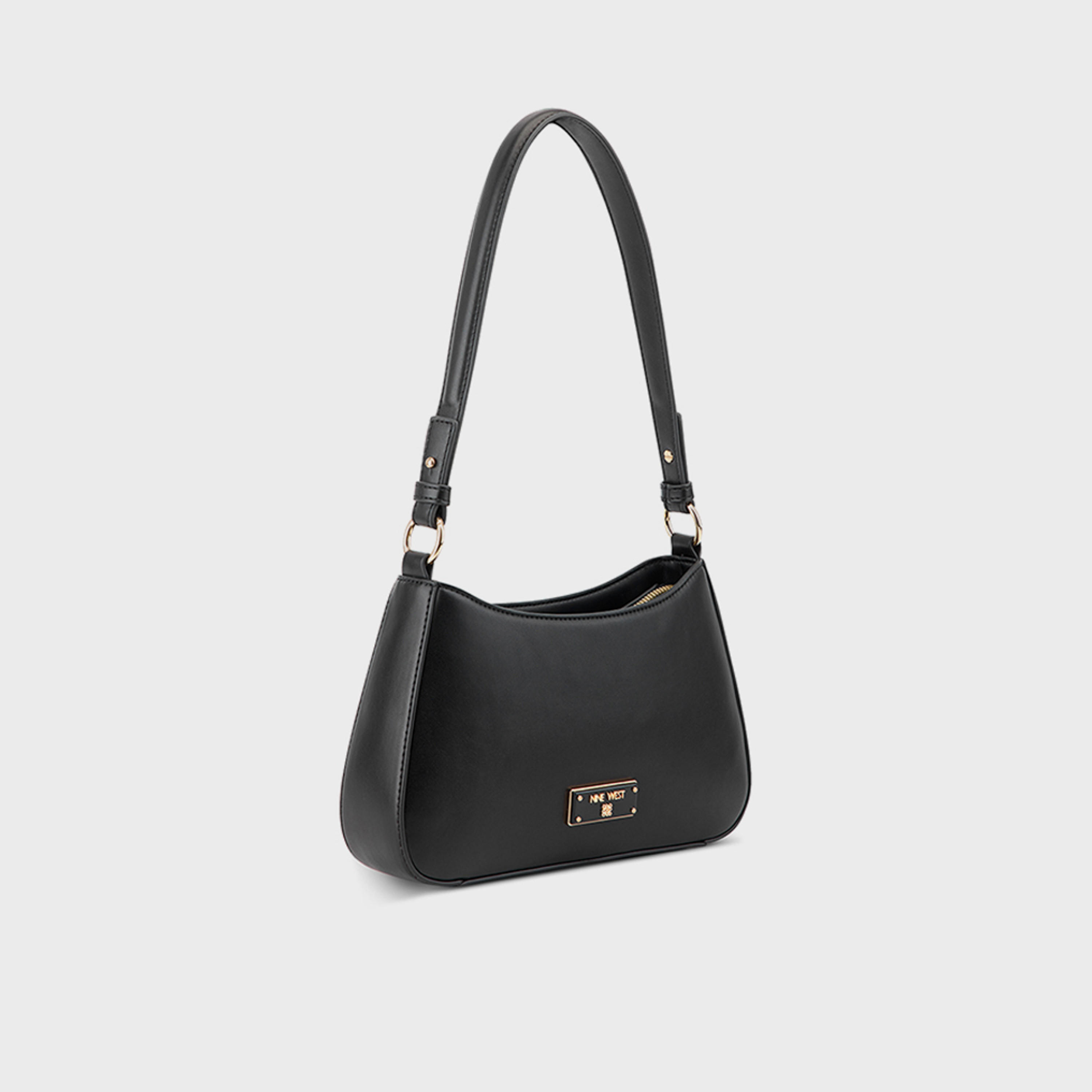 Nine West Charmaine Plain Shoulder Bag with Zipper Closure-women-bagsandwallets-handbags-image-3