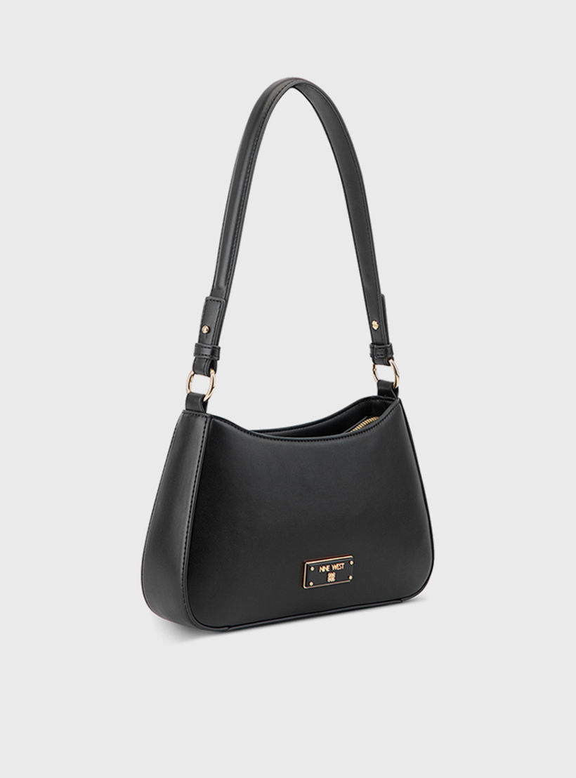 Nine West Charmaine Plain Shoulder Bag with Zipper Closure-women-bagsandwallets-handbags-image-3