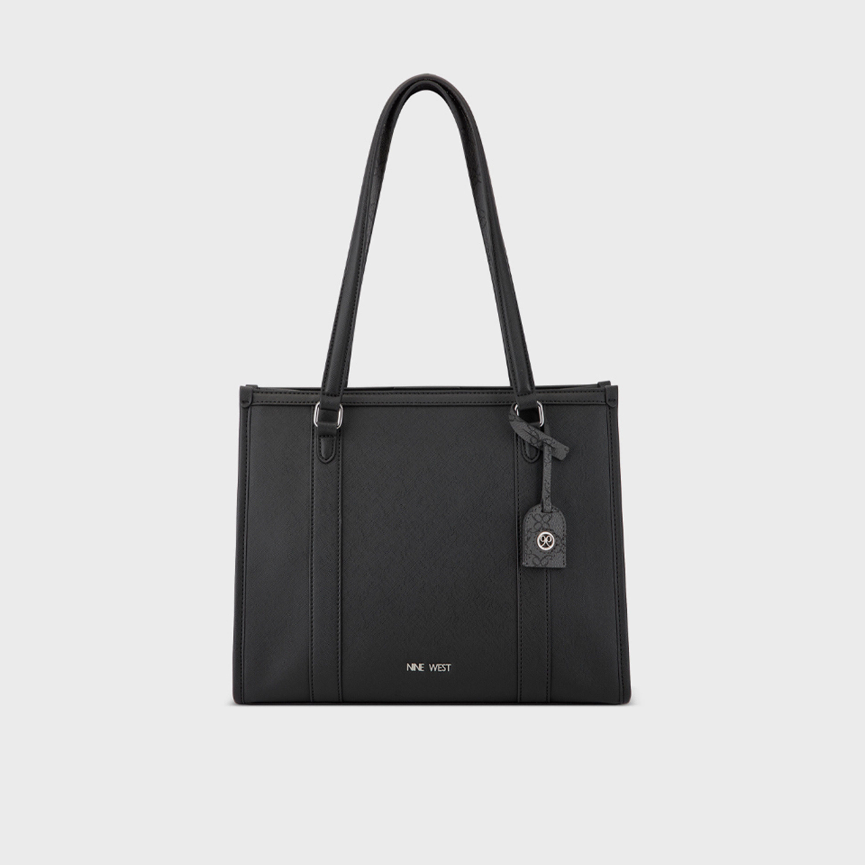 ناين ويست- شنطة توت بريار بمقبض مزدوج وقفل مغناطيسي-women-bagsandwallets-handbags-image-1
