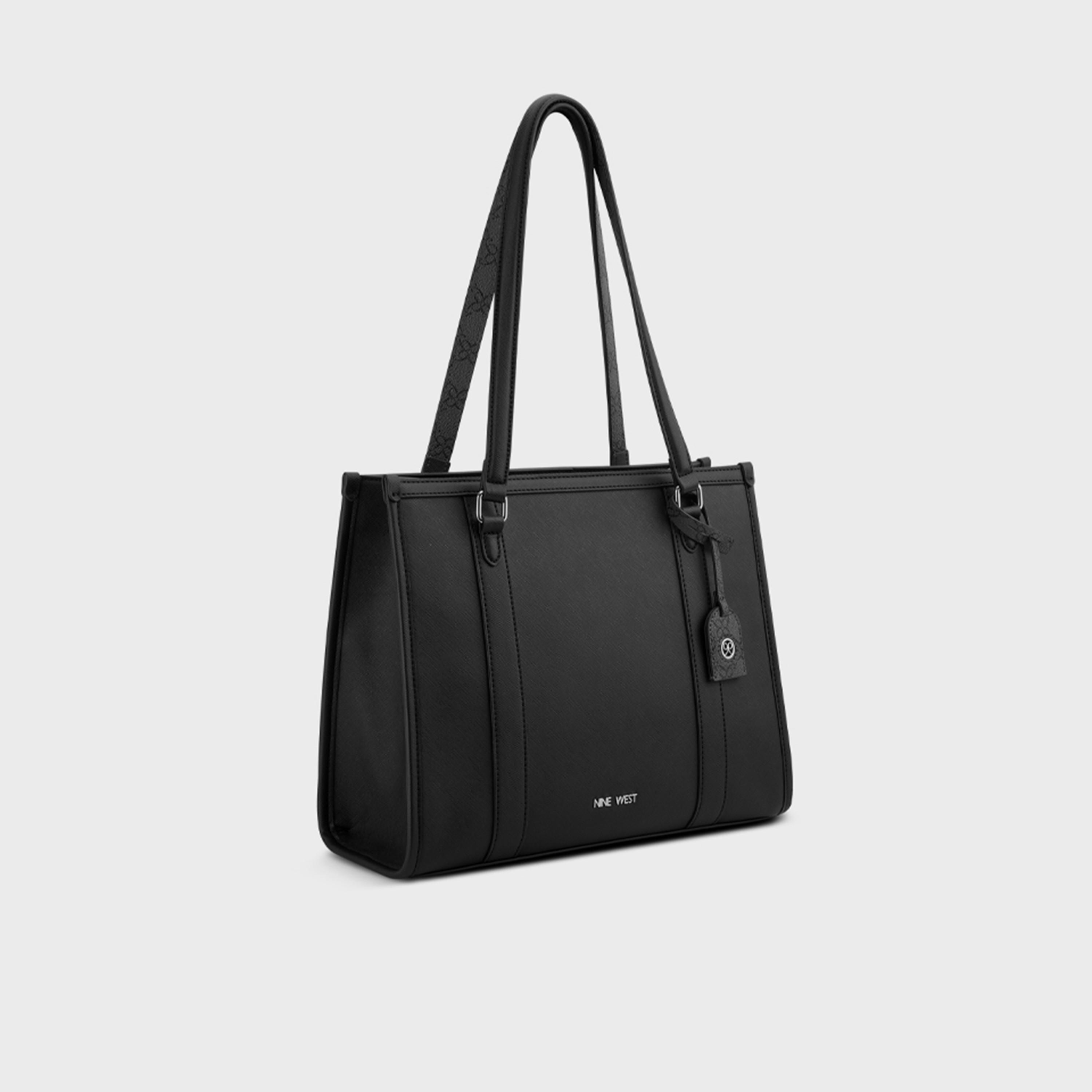 Nine West Briar Textured Double Handle Tote Bag with Magnetic Closure-women-bagsandwallets-handbags-image-3