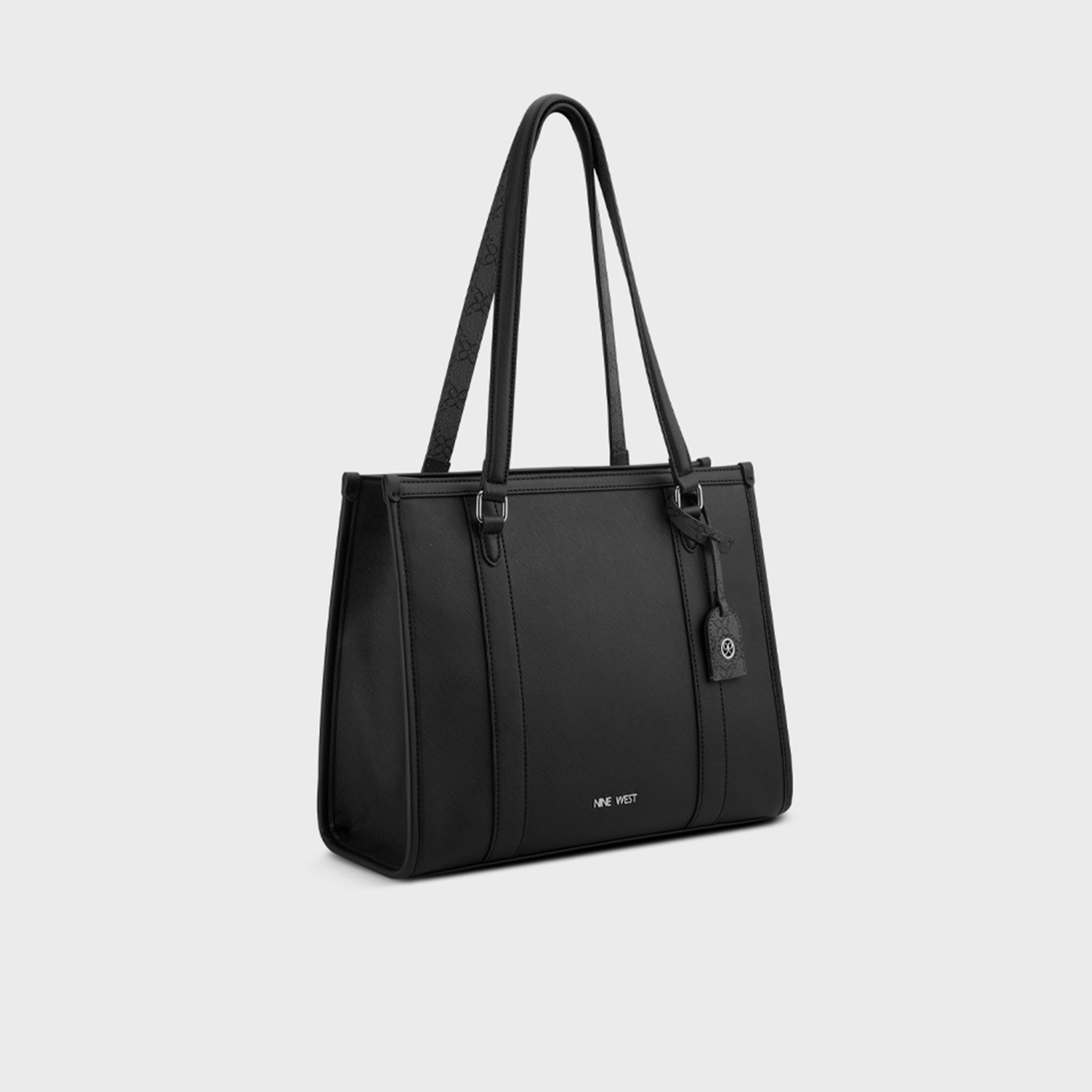 ناين ويست- شنطة توت بريار بمقبض مزدوج وقفل مغناطيسي-women-bagsandwallets-handbags-image-3