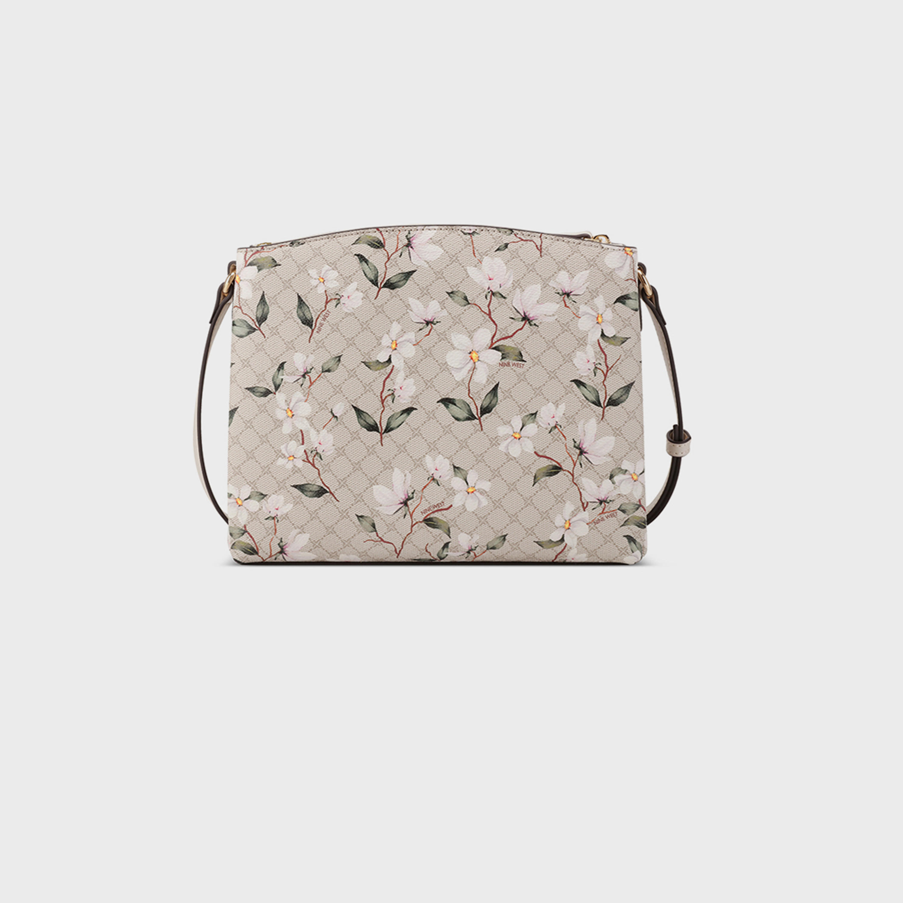 Nine West Siera Monogram Crossbody Bag with Zipper Closure and Adjustable Strap-women-bagsandwallets-handbags-image-2