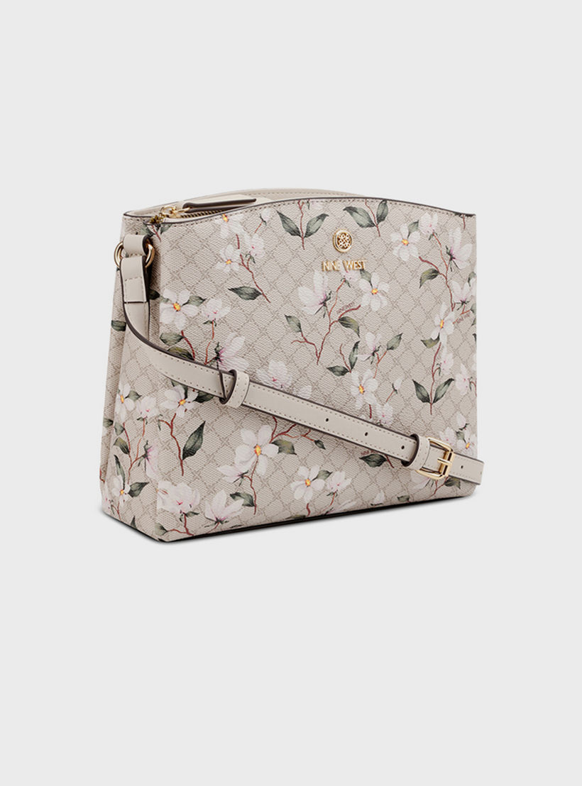 Nine West Siera Monogram Crossbody Bag with Zipper Closure and Adjustable Strap-women-bagsandwallets-handbags-image-3