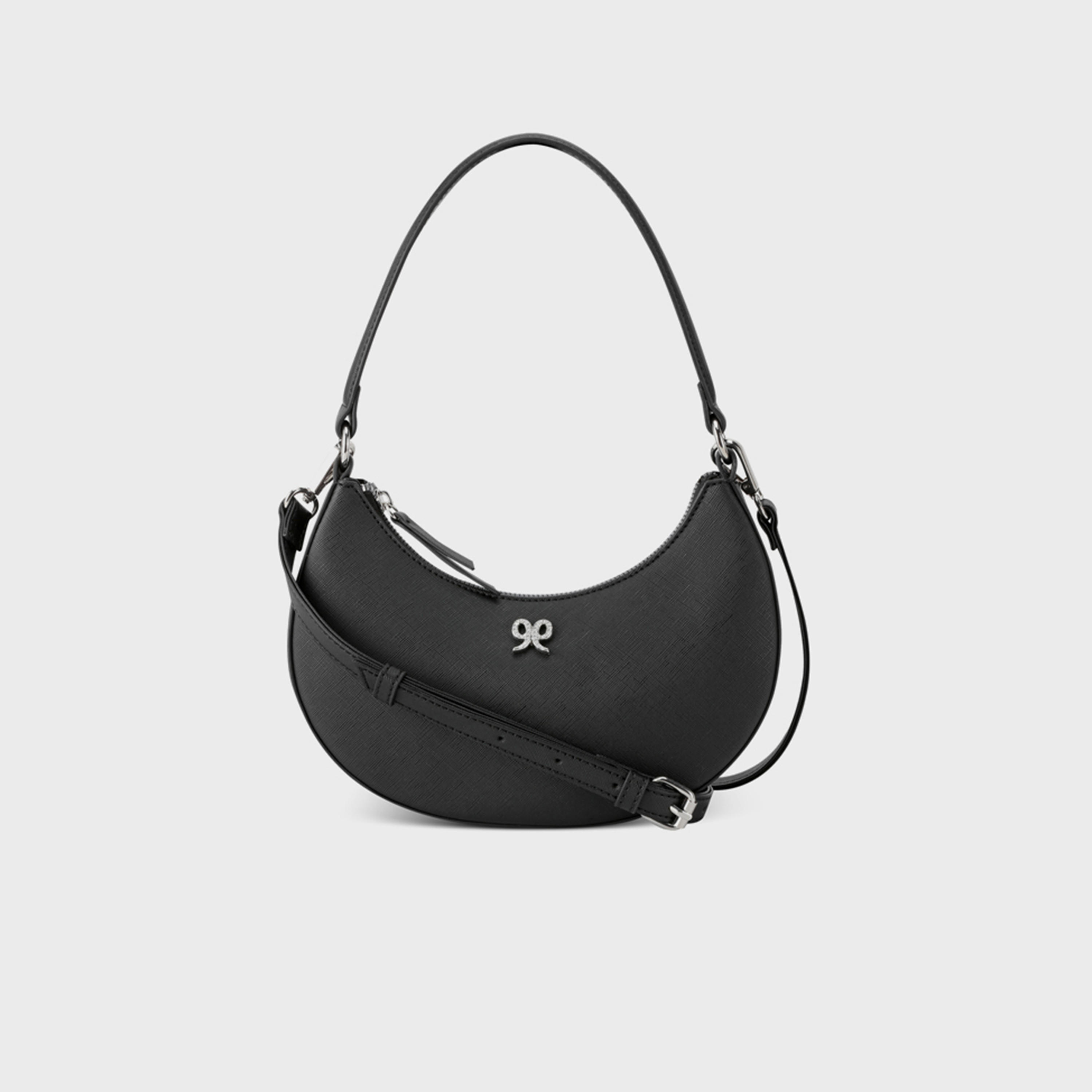 ناين ويست- شنطة كتف اليورا بيرلز ساتشيل بمقبض مزدوج وقفل سحاب-women-bagsandwallets-handbags-image-1
