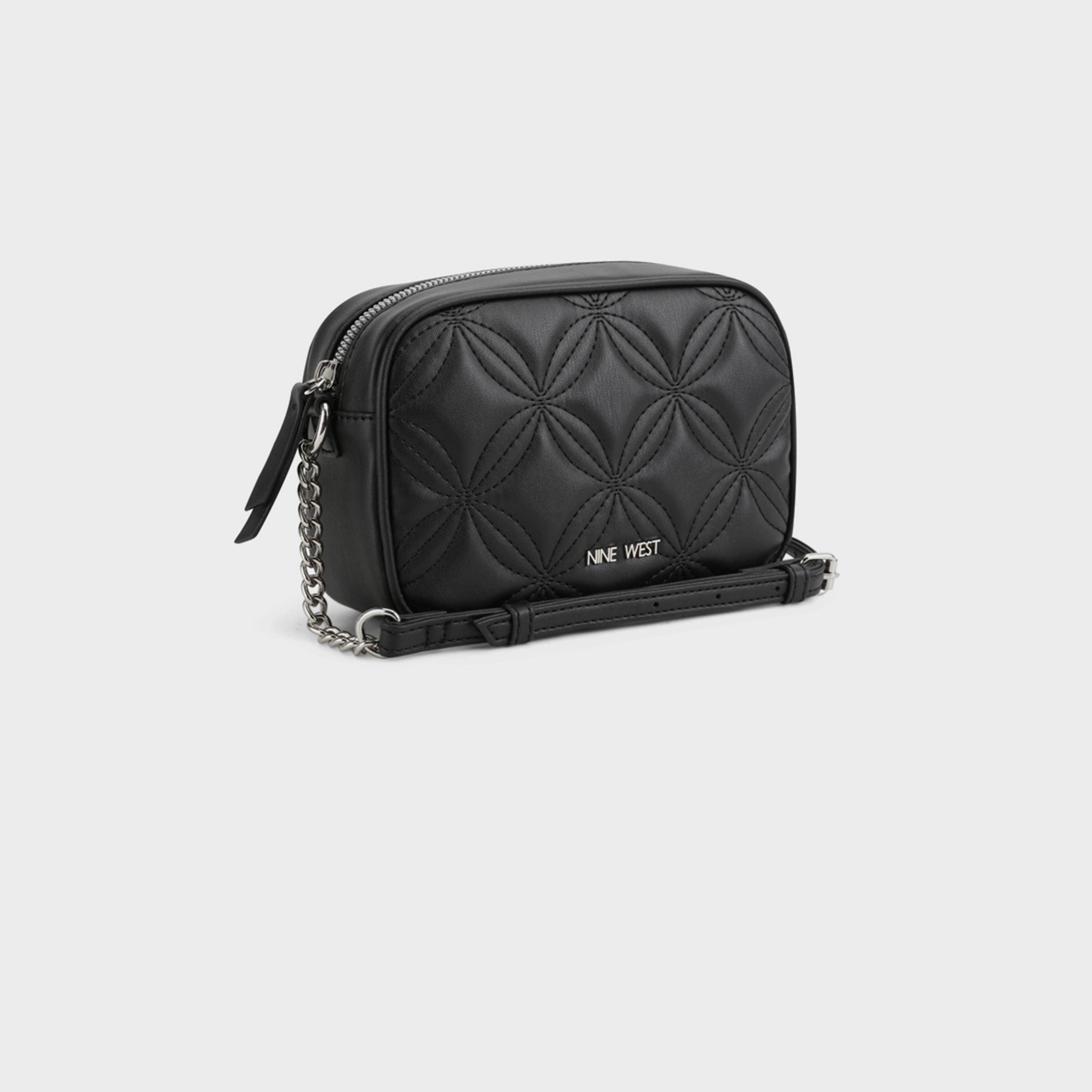 Nine West Casteel Quilted Crossbody Bag with Zipper Closure and Adjustable Strap-women-bagsandwallets-handbags-image-3