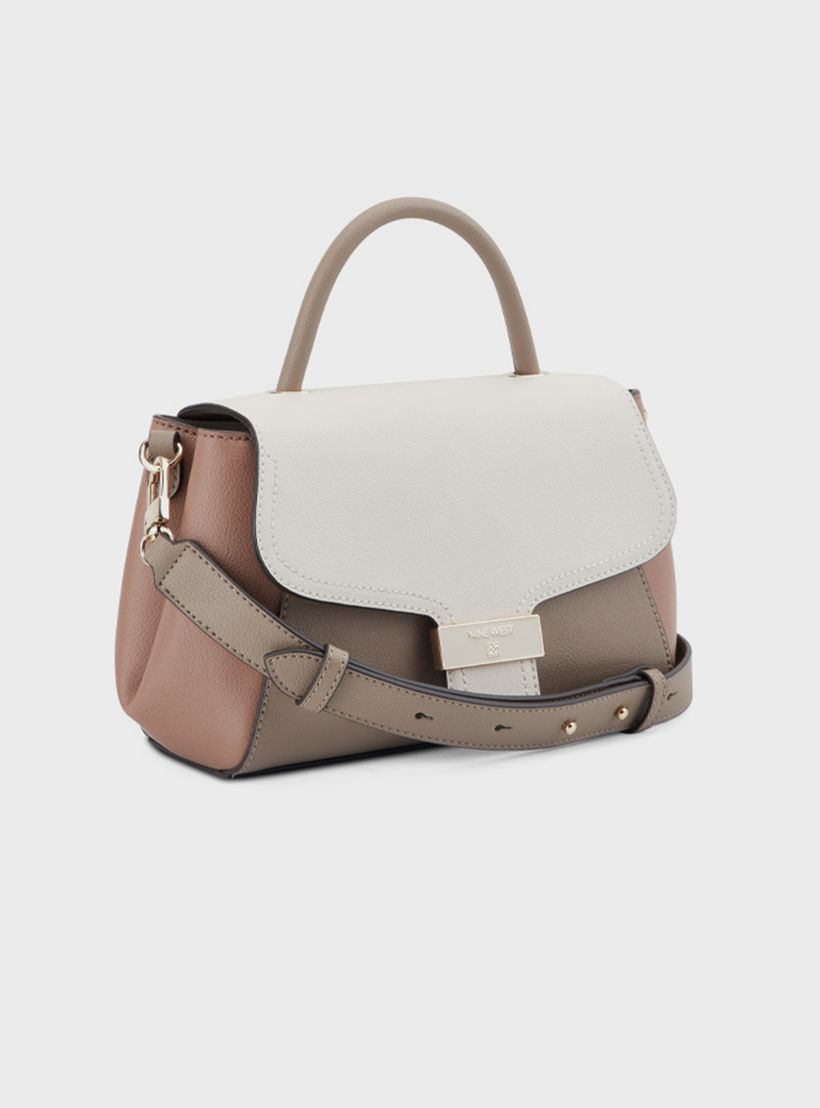 Nine West Morden Color Block Top Handle Crossbody Bag with Flap Closure and Detachable Strap-women-bagsandwallets-handbags-image-3