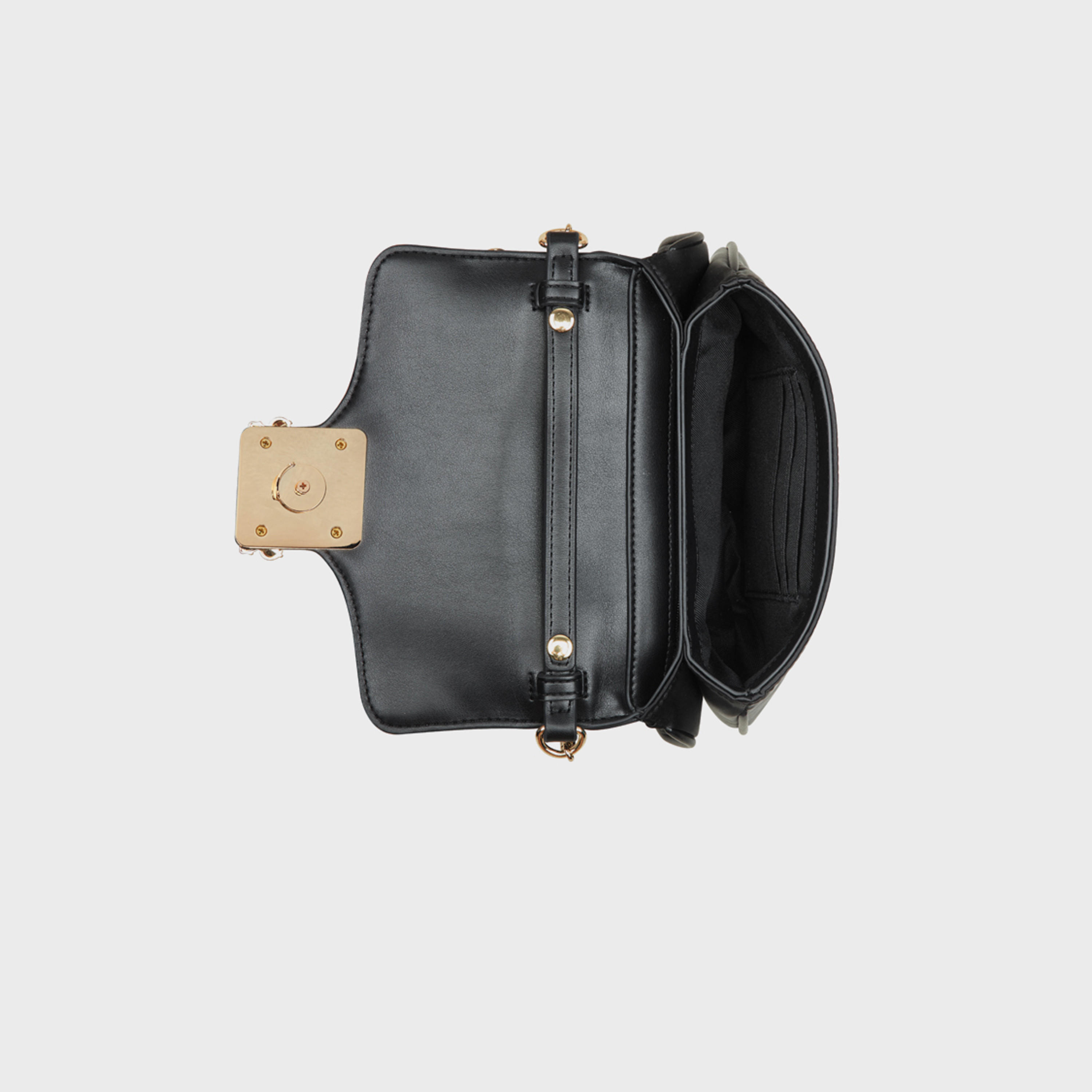 ناين ويست- شنطة يد هاني بمقبض علوي وإغلاق بغطاء وحزام سلسلة-women-bagsandwallets-handbags-image-3