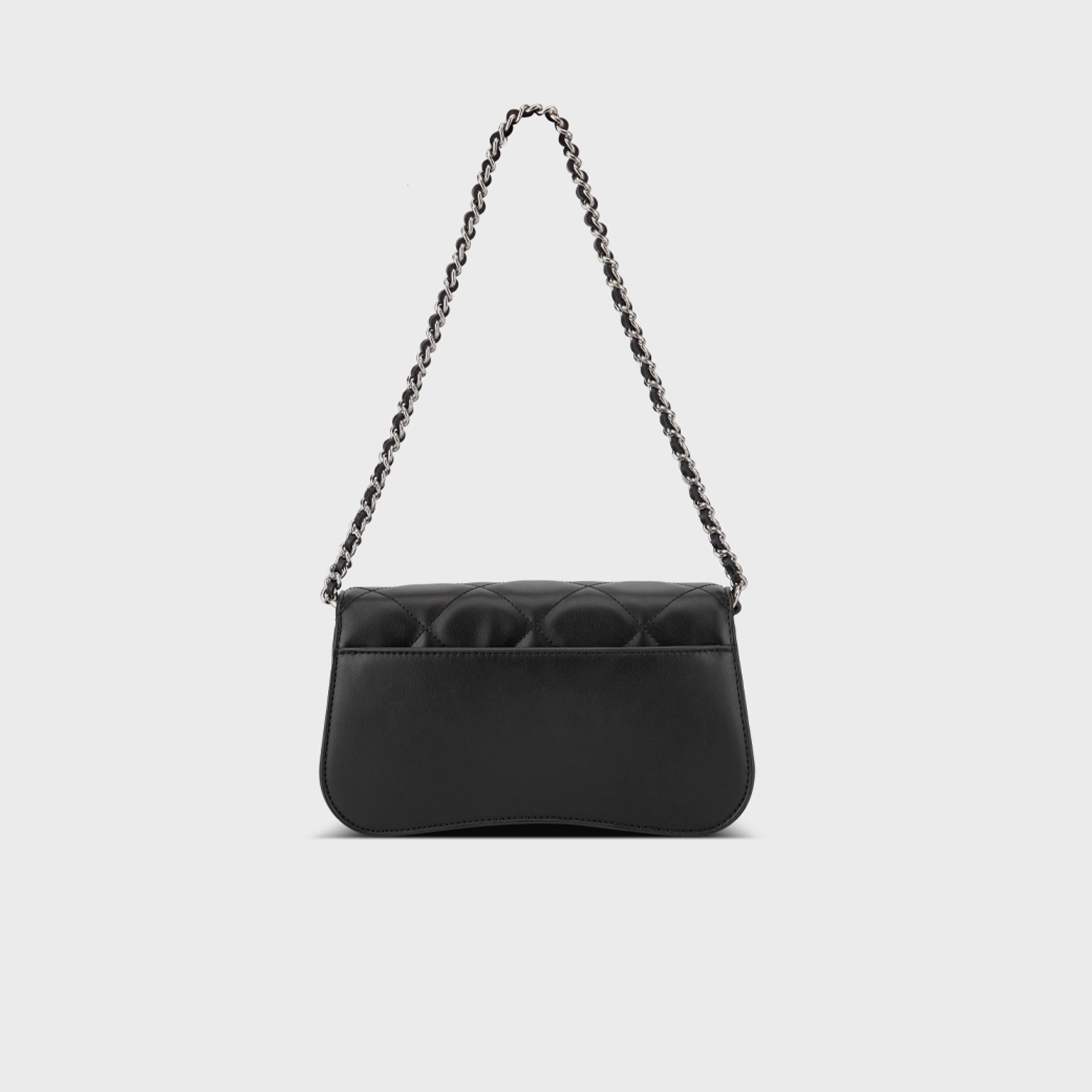 ناين ويست- شنطة كتف سومي مزينة مع قفل بغطاء وحزام سلسلة-women-bagsandwallets-handbags-image-2