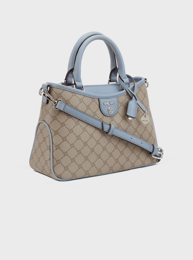 ناين ويست- شنطة يد كيلي بمقبض مزدوج وإغلاق بسحاب وحزام قابل للفصل-women-bagsandwallets-handbags-image-3