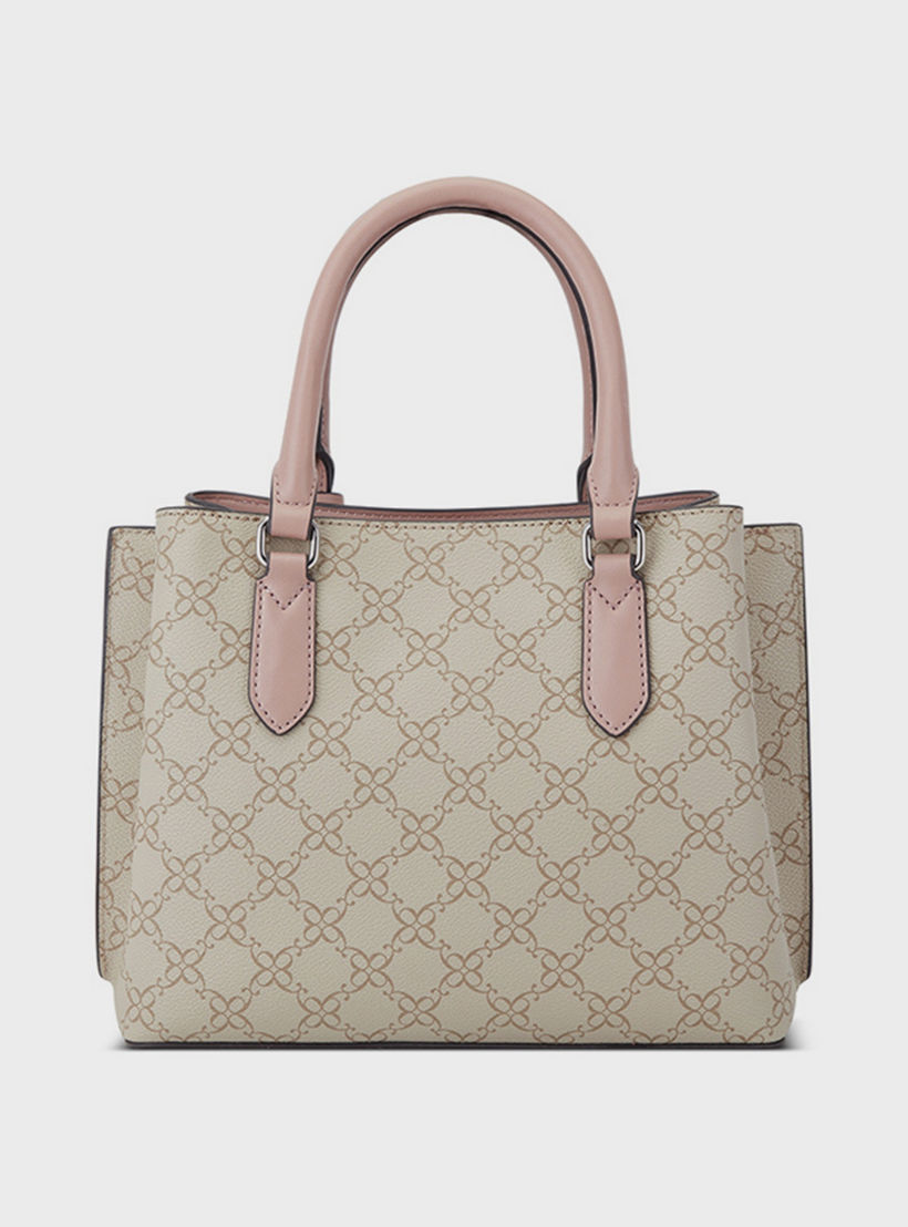 Nine West Shonda Monogram Double Handle Satchel Bag with Magnetic Closure and Detachable Strap-women-bagsandwallets-handbags-image-4