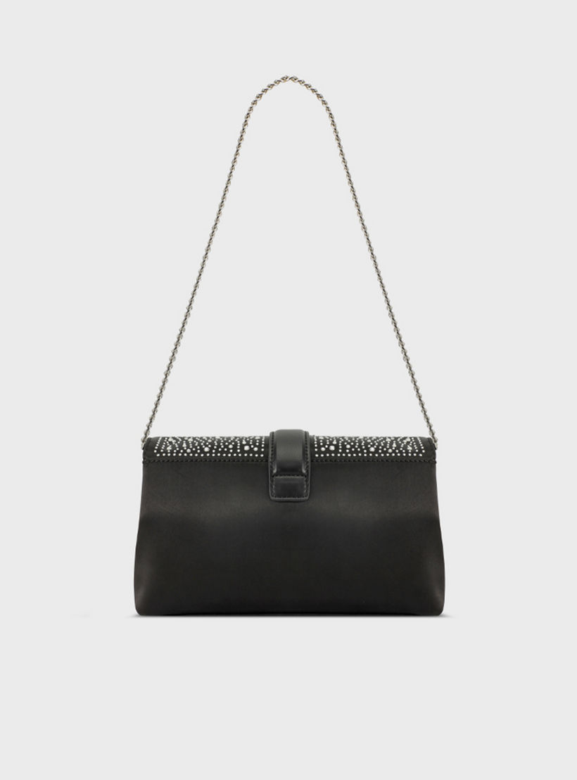 ناين ويست- شنطة كتف غراسيلا مزينة بإغلاق بغطاء وحزام سلسلة-women-bagsandwallets-handbags-image-2