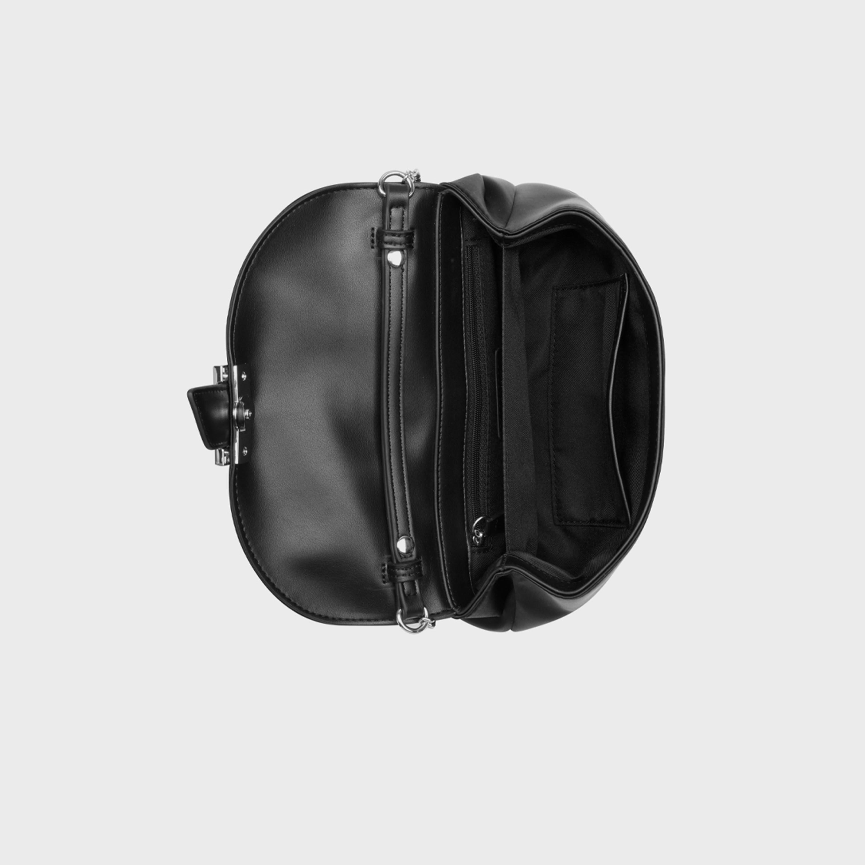 ناين ويست- شنطة كتف غراسيلا مزينة بإغلاق بغطاء وحزام سلسلة-women-bagsandwallets-handbags-image-4