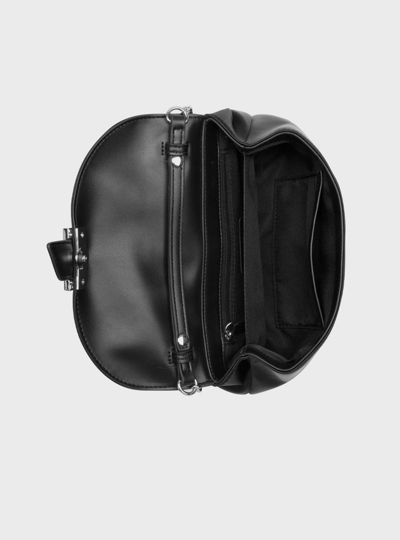 ناين ويست- شنطة كتف غراسيلا مزينة بإغلاق بغطاء وحزام سلسلة-women-bagsandwallets-handbags-image-4