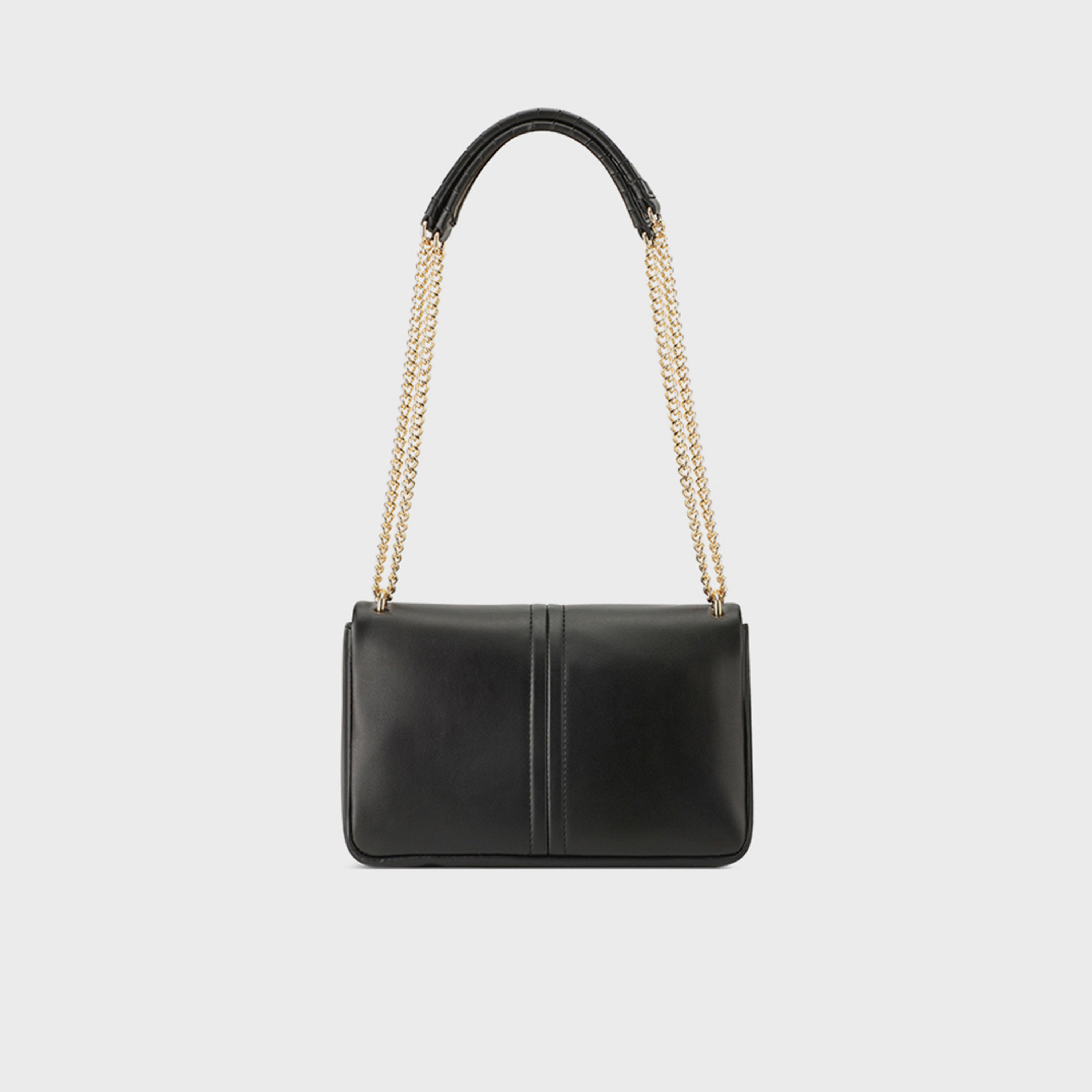 Nine West Erina Plain Crossbody Bag with Flap Closure and Chain Strap-women-bagsandwallets-handbags-image-2