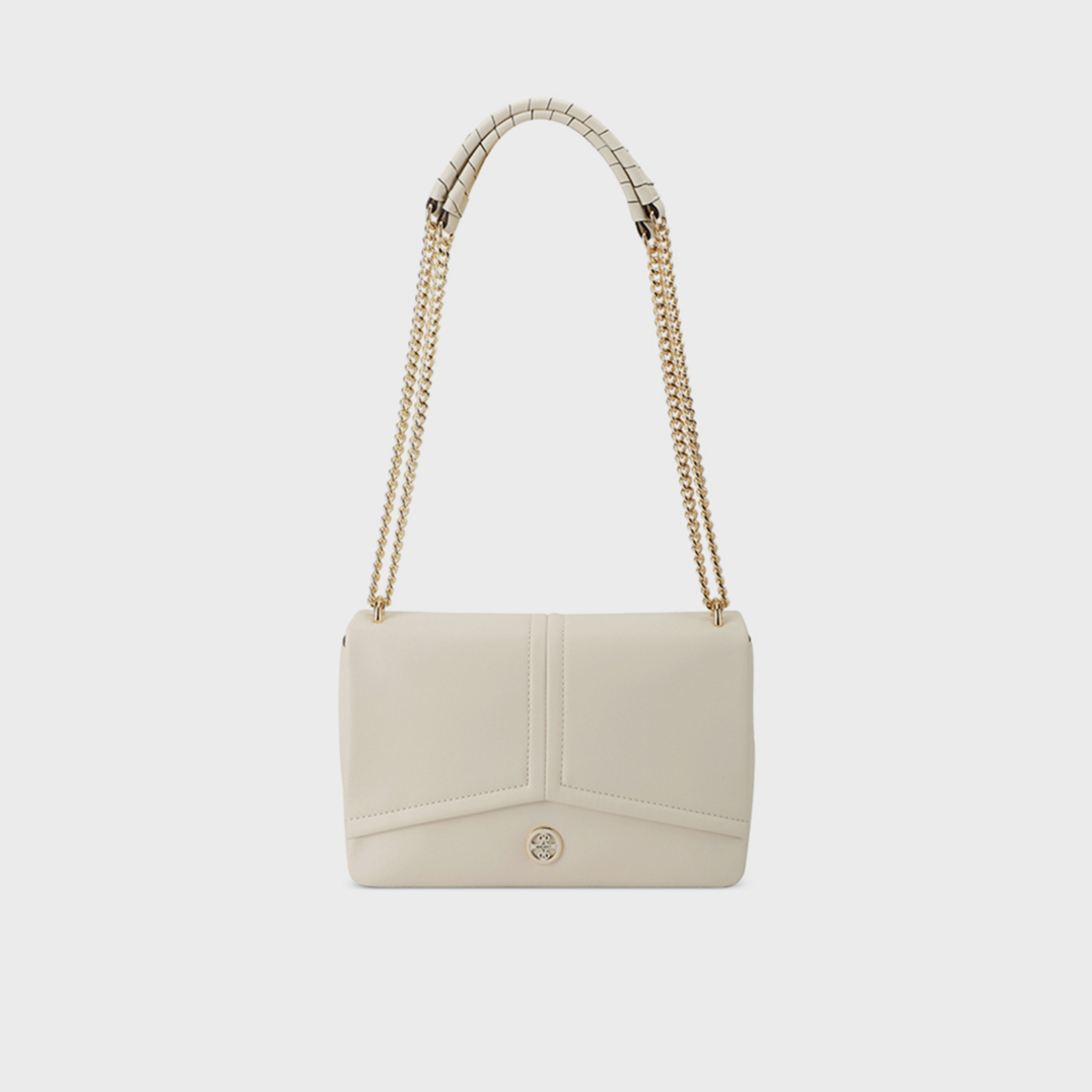 Nine West Erina Plain Crossbody Bag with Flap Closure and Chain Strap-women-bagsandwallets-handbags-image-9