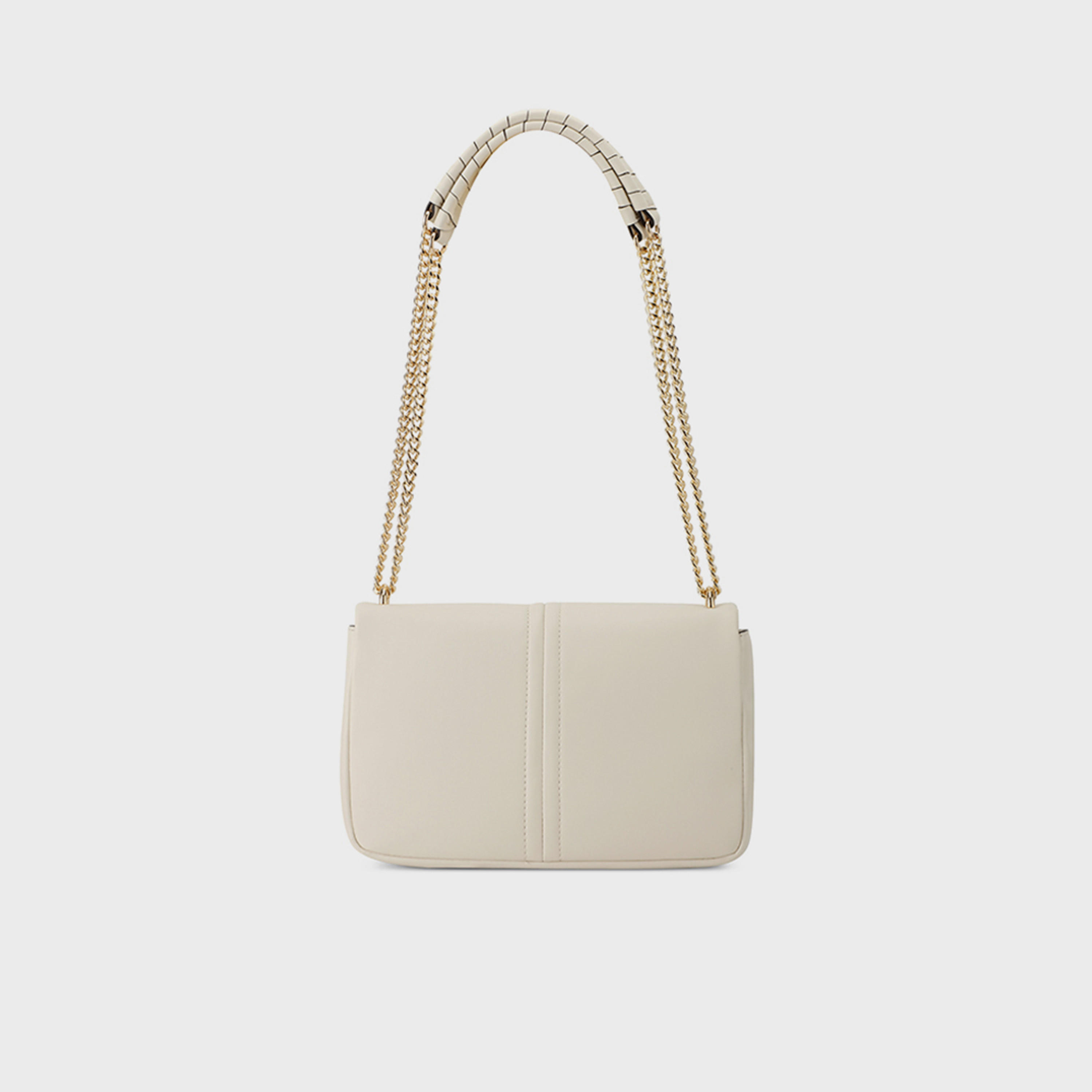 Nine West Erina Plain Crossbody Bag with Flap Closure and Chain Strap-women-bagsandwallets-handbags-image-2