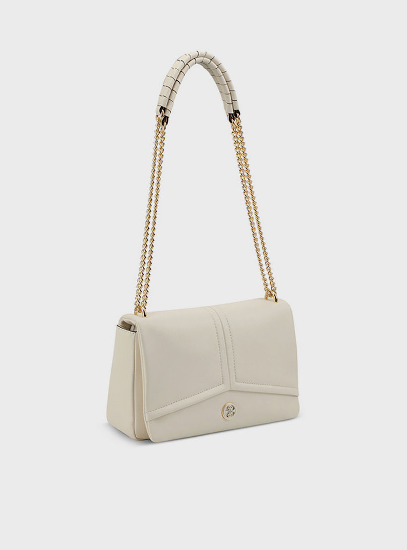 Nine West Erina Plain Crossbody Bag with Flap Closure and Chain Strap-women-bagsandwallets-handbags-image-3