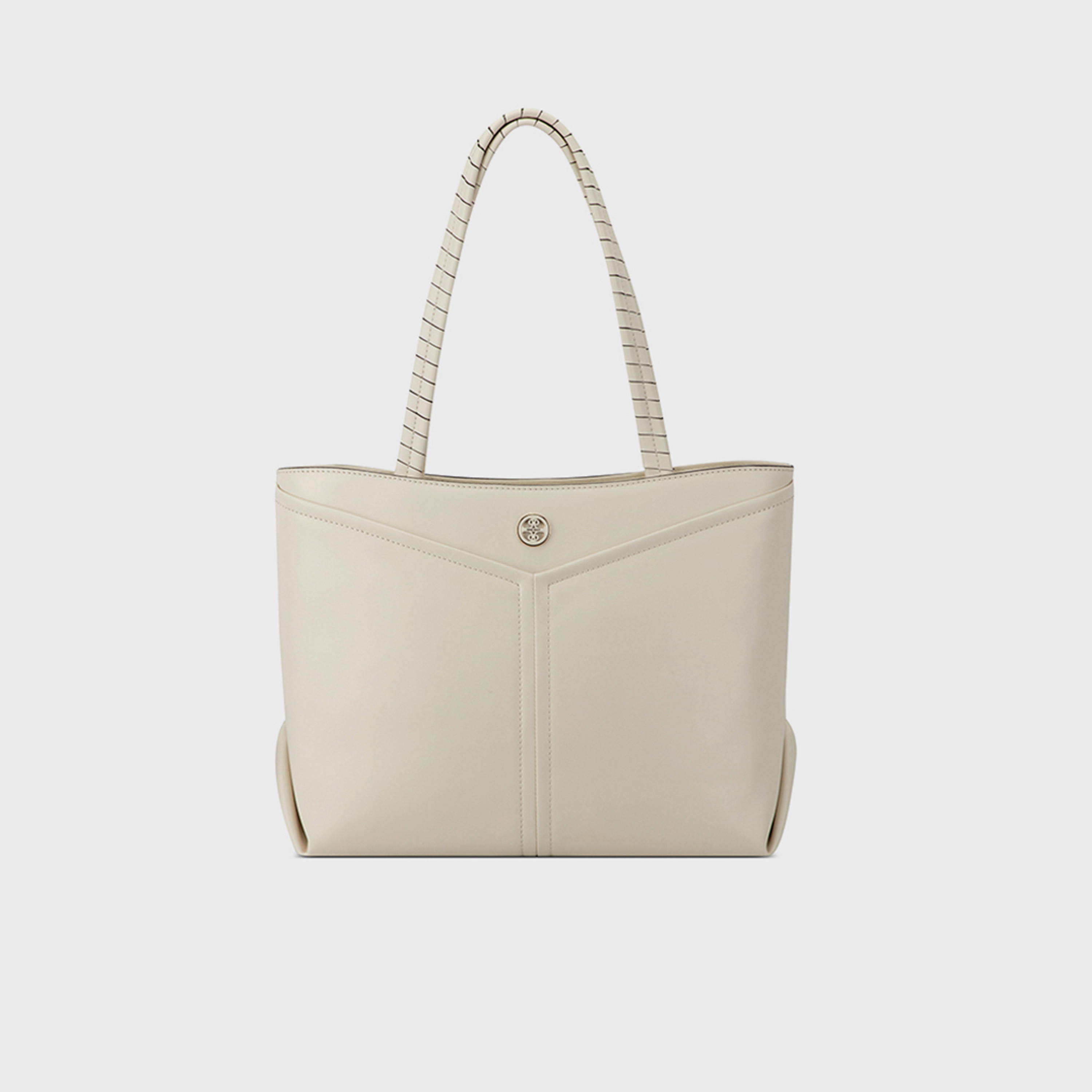 ناين ويست- شنطة إرينا توت بسيطة بمقبض مزدوج وإغلاق بسحاب-women-bagsandwallets-handbags-image-1